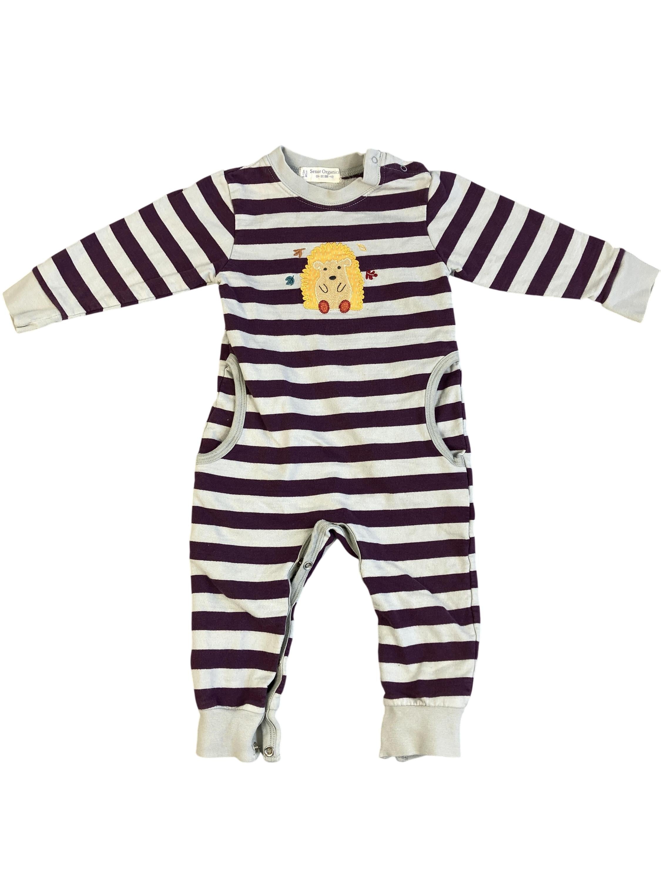 Strampler Strampler Kleidung Langarmstrampler Sense Organics Front Image Second Hand