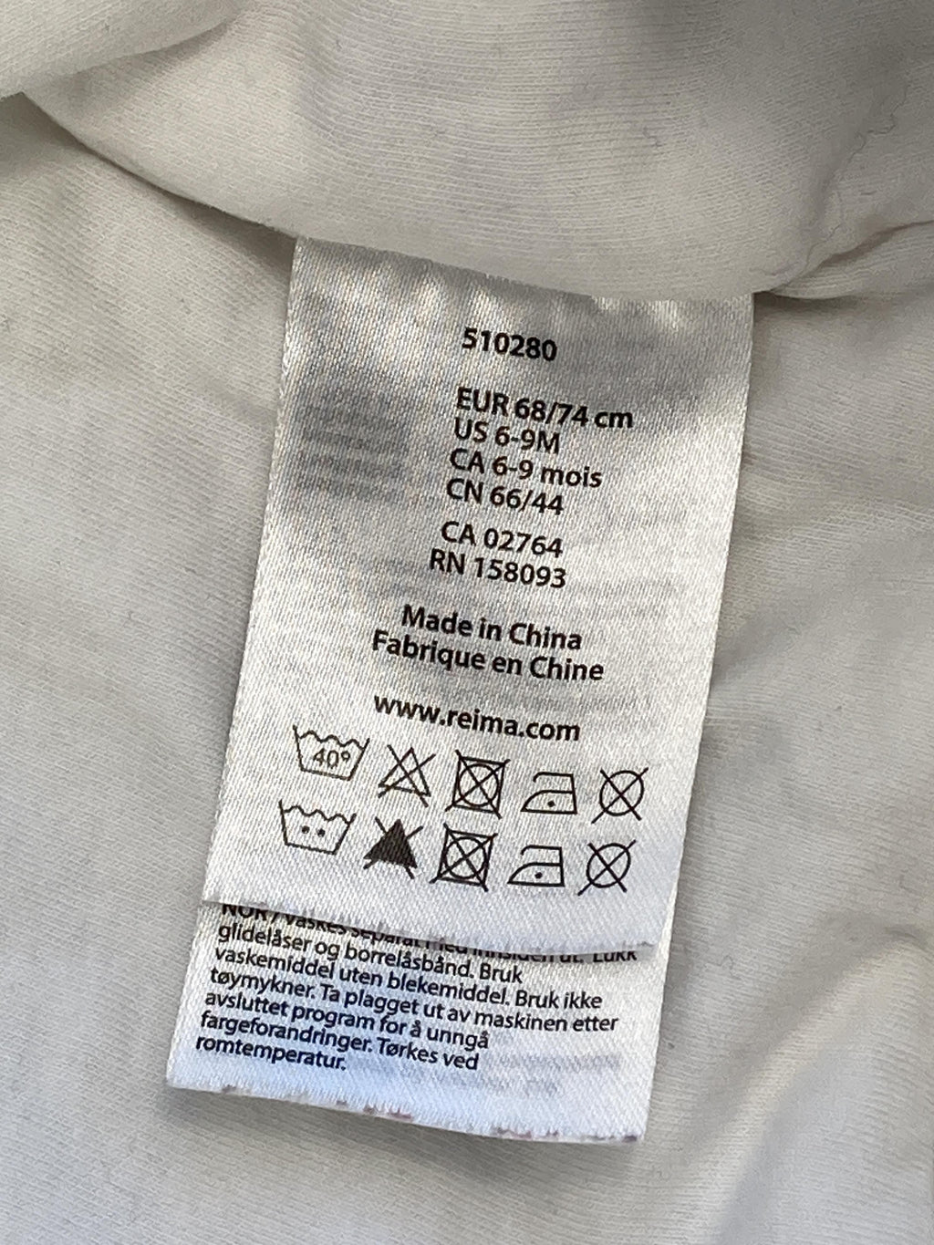 Schneeanzüge Schneekleidung Kleidung Schneeanzug Reima Care Label Second Hand