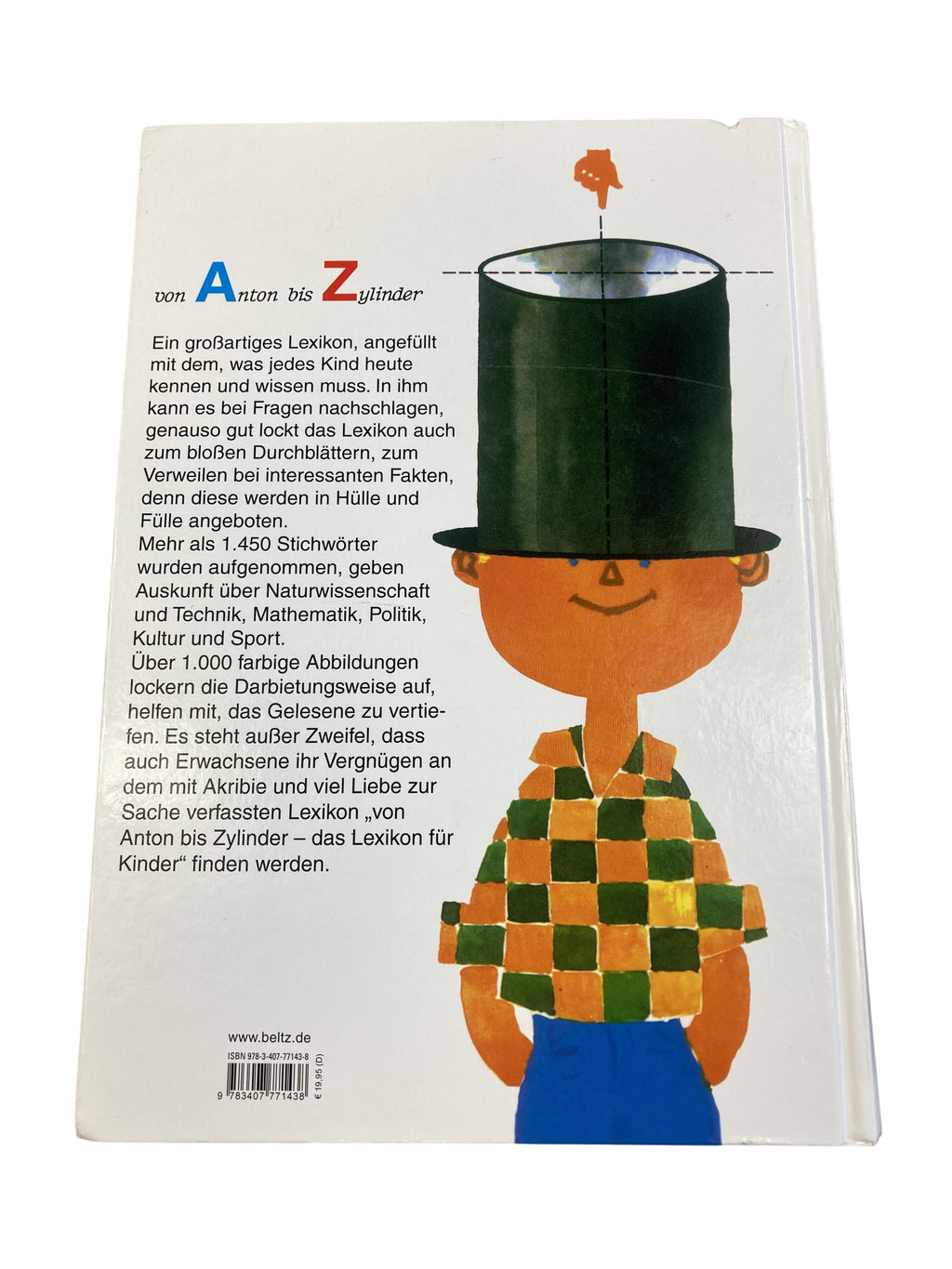 Jugendbücher Bücher Spielen & Lernen Von Anton bis Zylinder - Das Lexikon für Kinder Beltz  Rear Image Second Hand