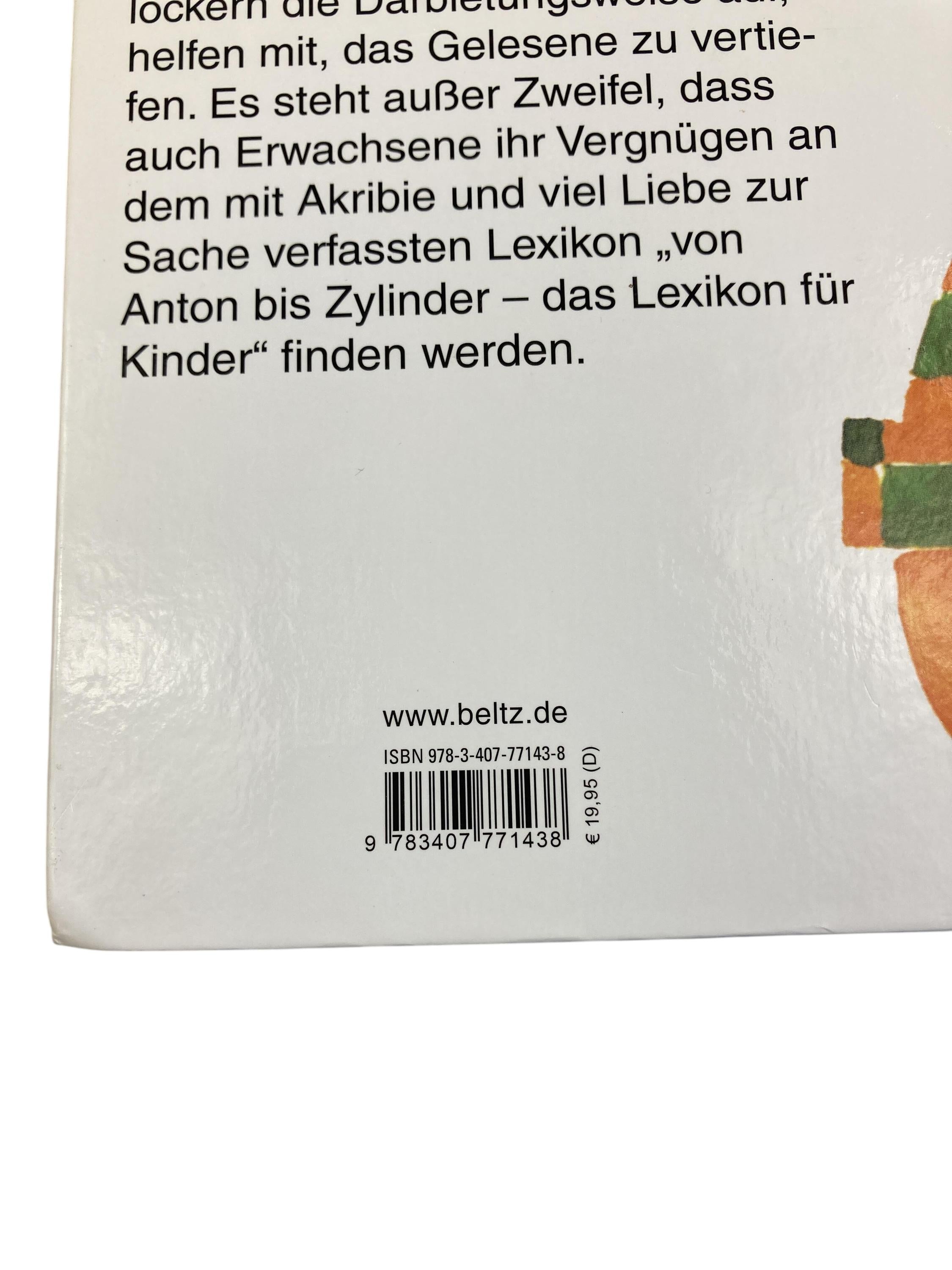 Jugendbücher Bücher Spielen & Lernen Von Anton bis Zylinder - Das Lexikon für Kinder Beltz  Label Image Second Hand