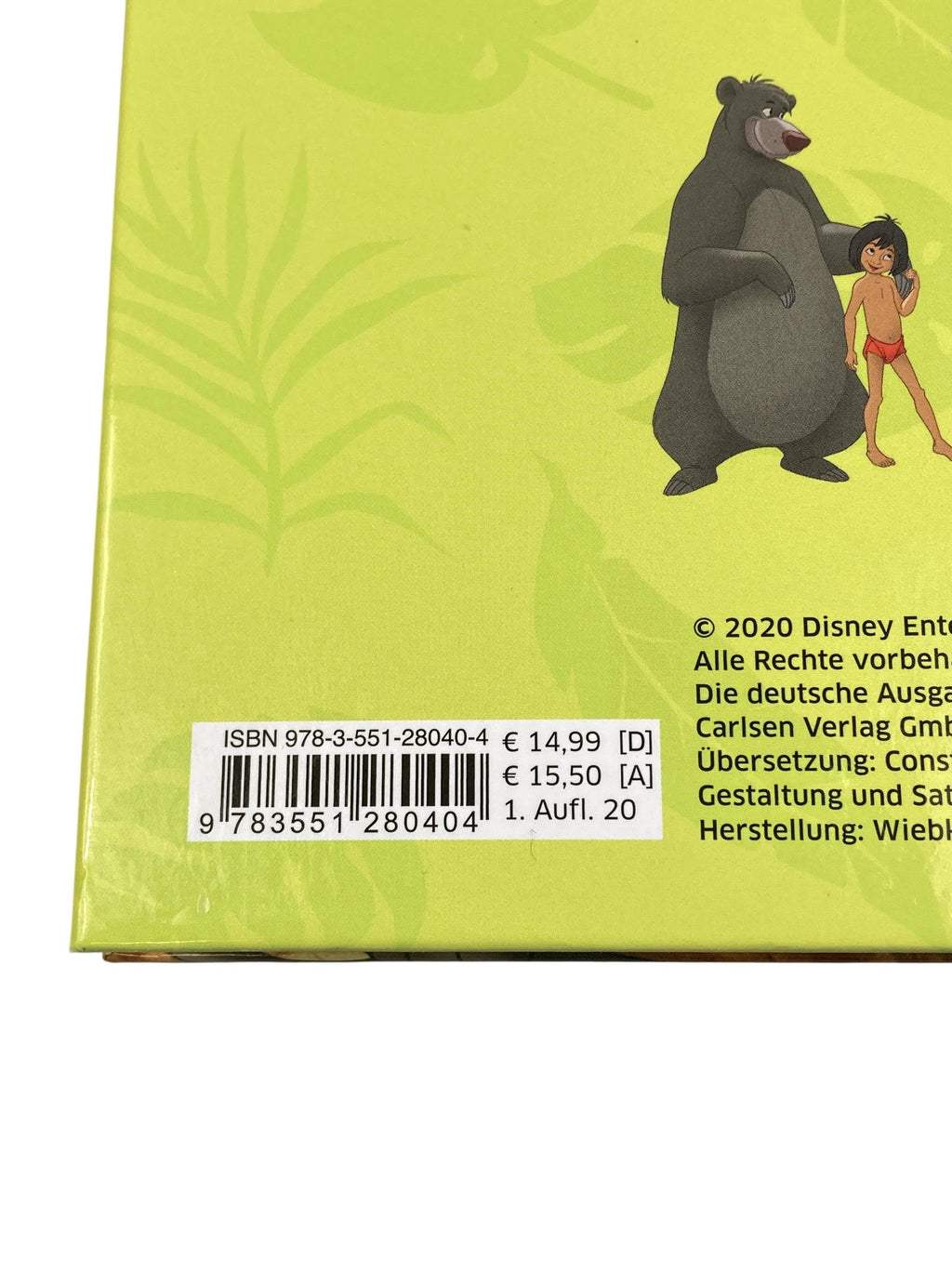 Kinderbücher Bücher Spielen & Lernen Disney Das Dschungelbuch - Das große Buch mit den besten Geschichten Carlsen Verlag Label Image Second Hand