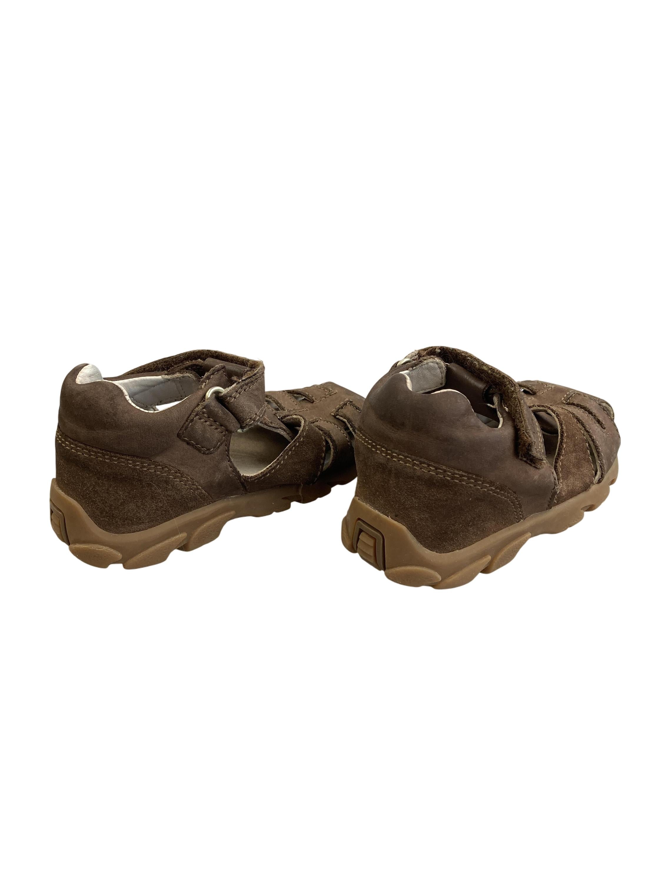 Ledersandalen Sandalen Schuhe Sandalen weit Elefanten Rear Image Second Hand
