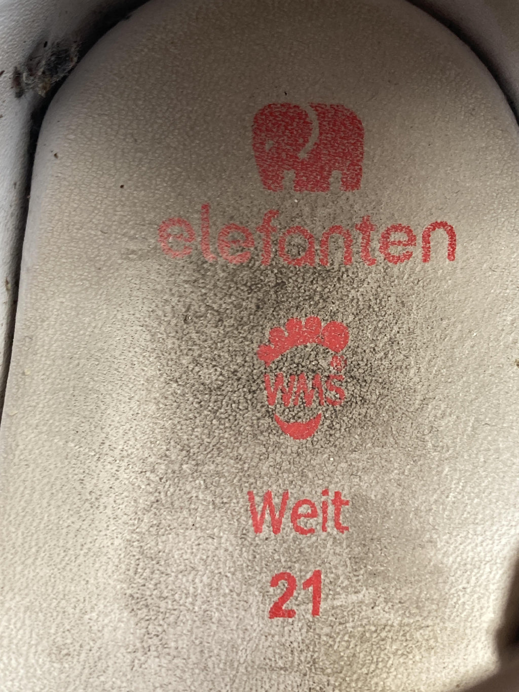 Ledersandalen Sandalen Schuhe Sandalen weit Elefanten Label Image Second Hand