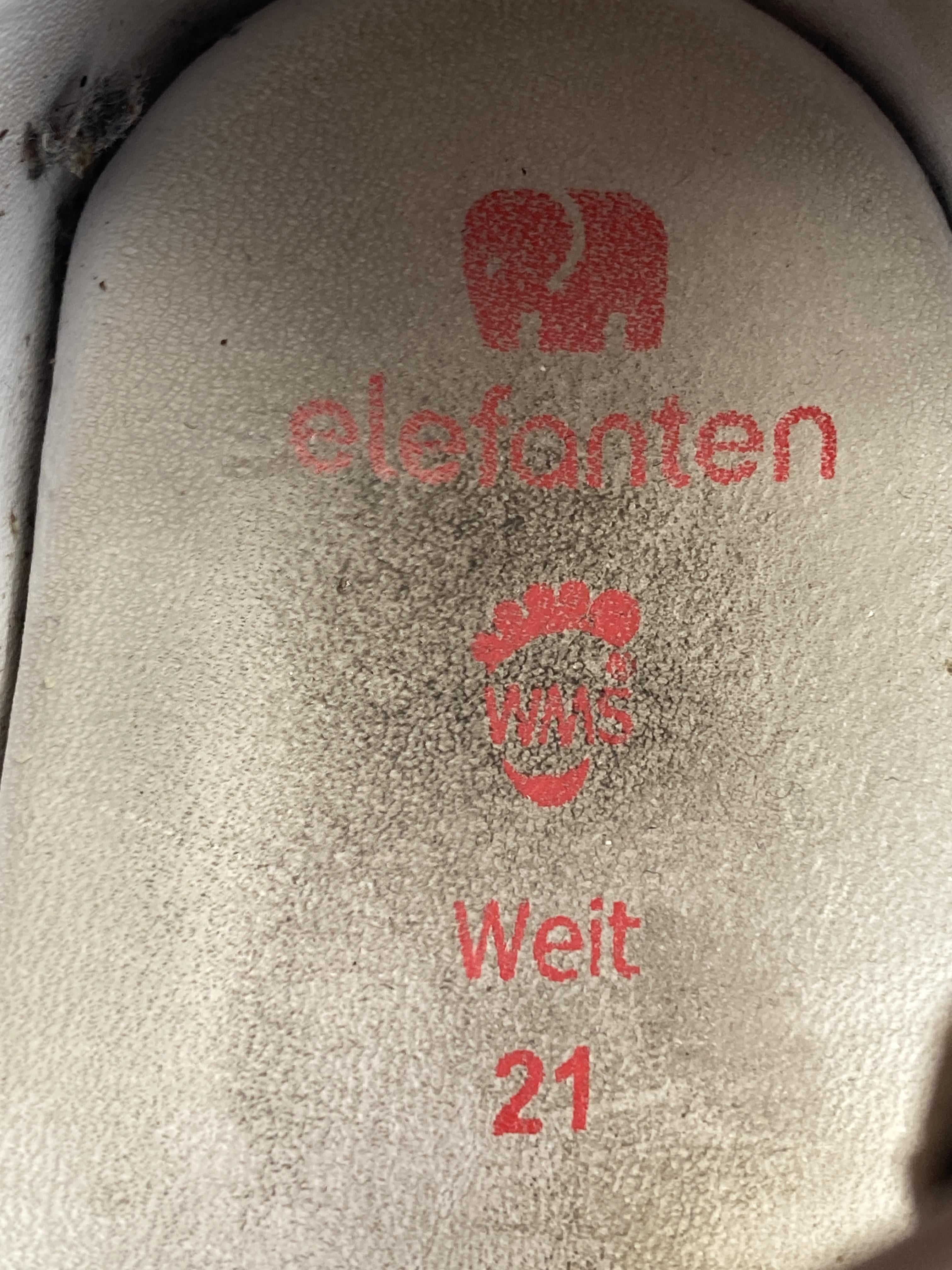 Ledersandalen Sandalen Schuhe Sandalen weit Elefanten Label Image Second Hand