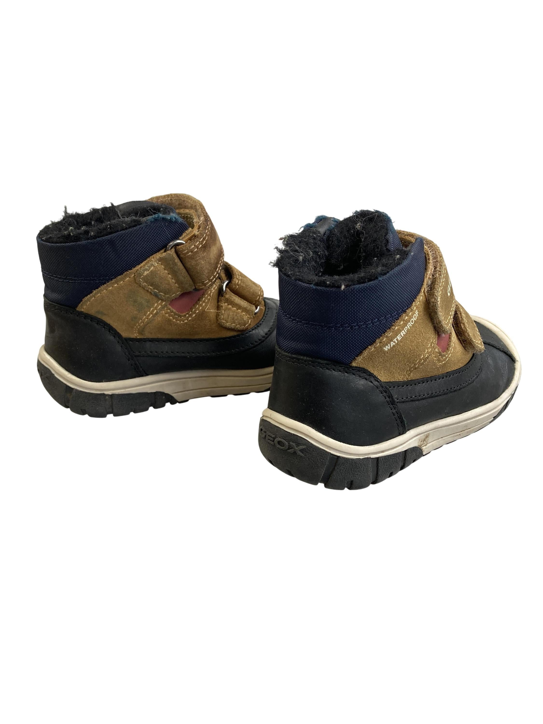 Gefütterte Schuhe Winterschuhe Schuhe Winterschuhe Geox Rear Image Second Hand