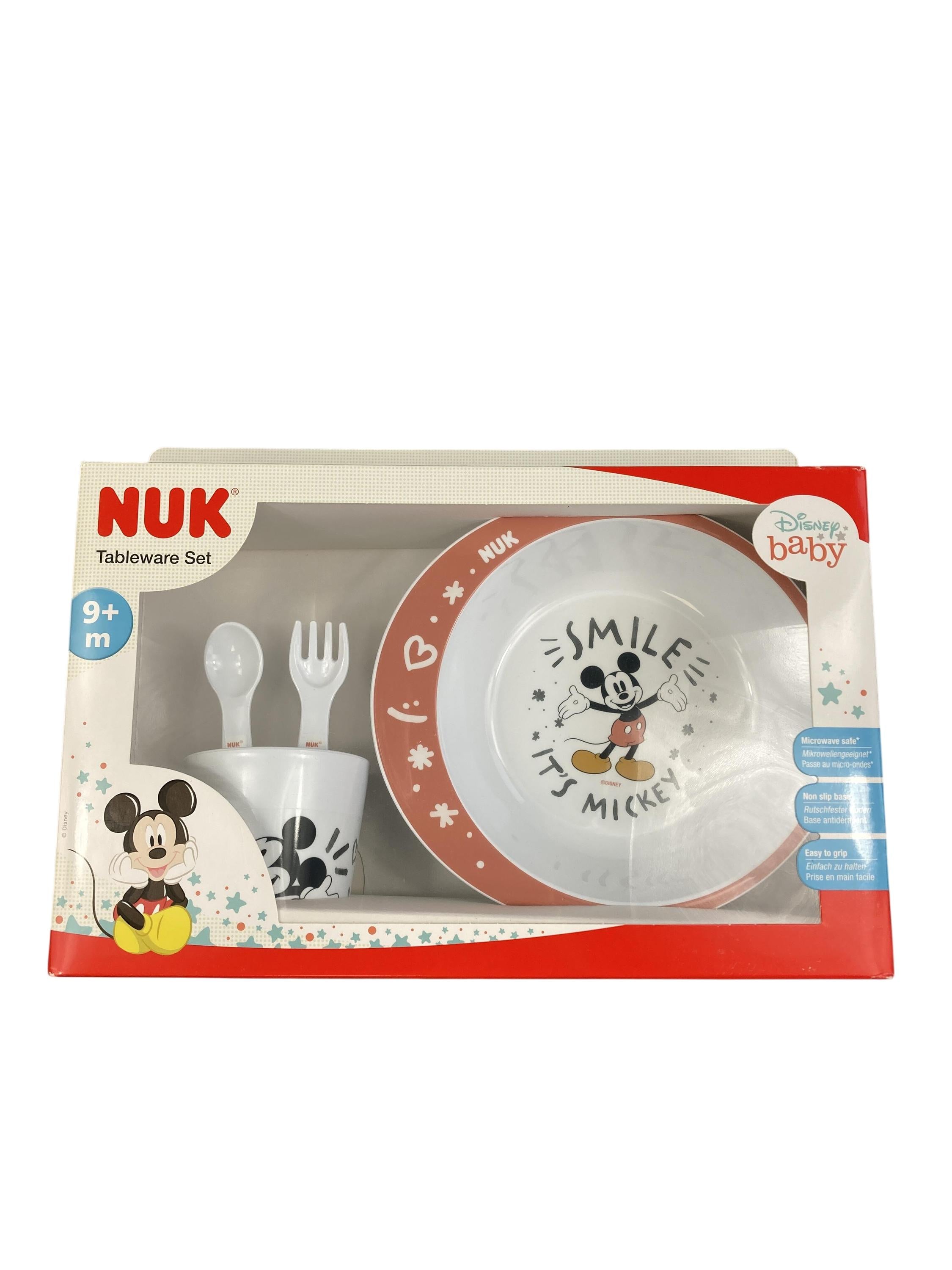 Geschirrsets Essen Wohnen & Kinderzimmer Ess lern Set Mickey Mouse NUK  Front Image Second Hand