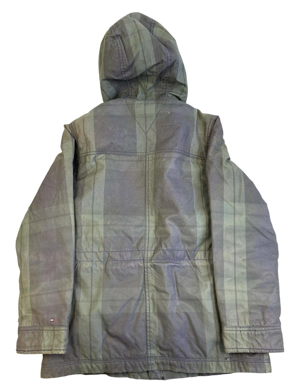Winterjacken Jacken & Westen Kleidung Winterjacke Wachsjacke Tommy Hilfiger Rear Image Second Hand