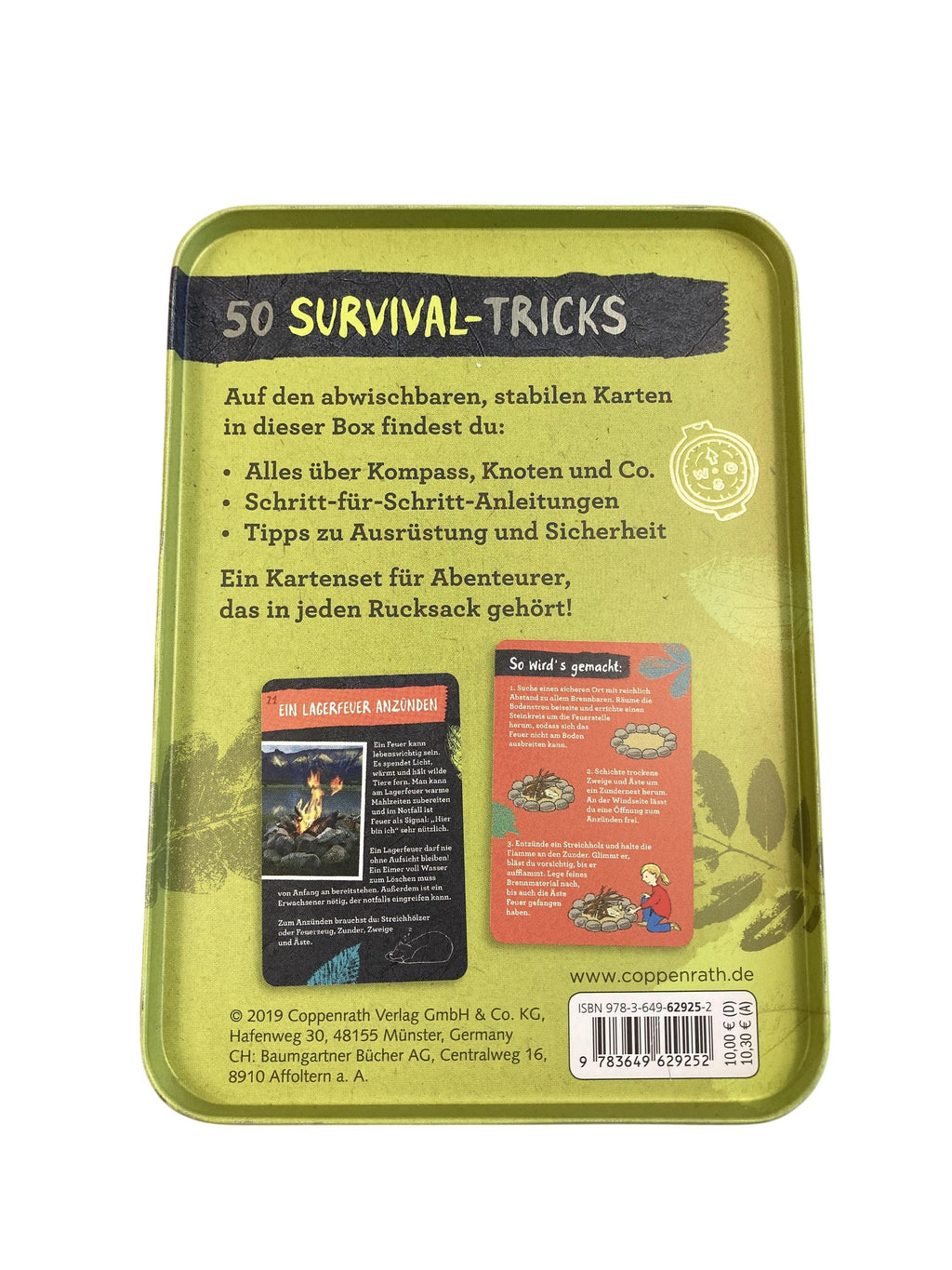 Kartenspiele Brett- / Gesellschaftsspiele Spielen & Lernen 50 Survial Tricks Coppenrath Rear Image Second Hand