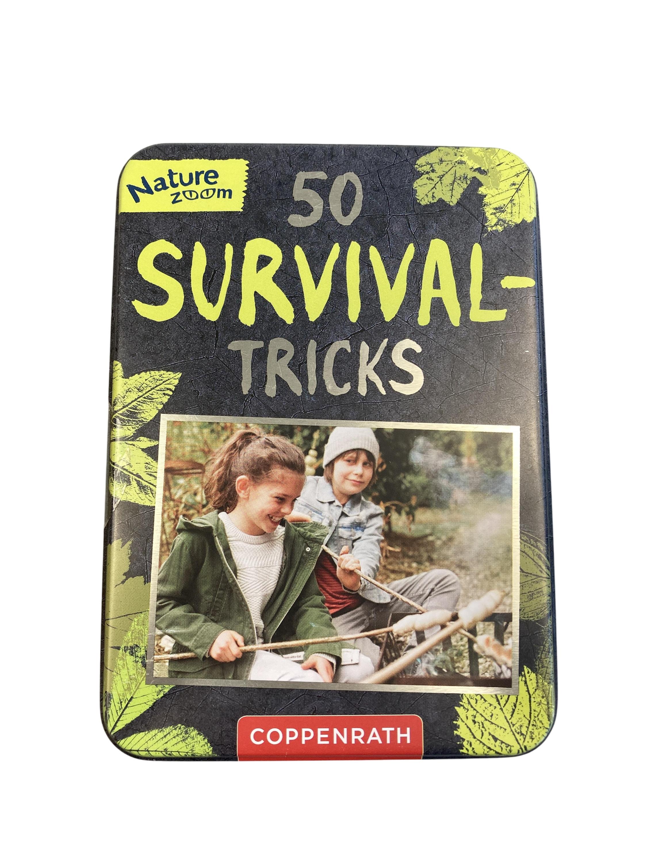 Kartenspiele Brett- / Gesellschaftsspiele Spielen & Lernen 50 Survial Tricks Coppenrath Front Image Second Hand