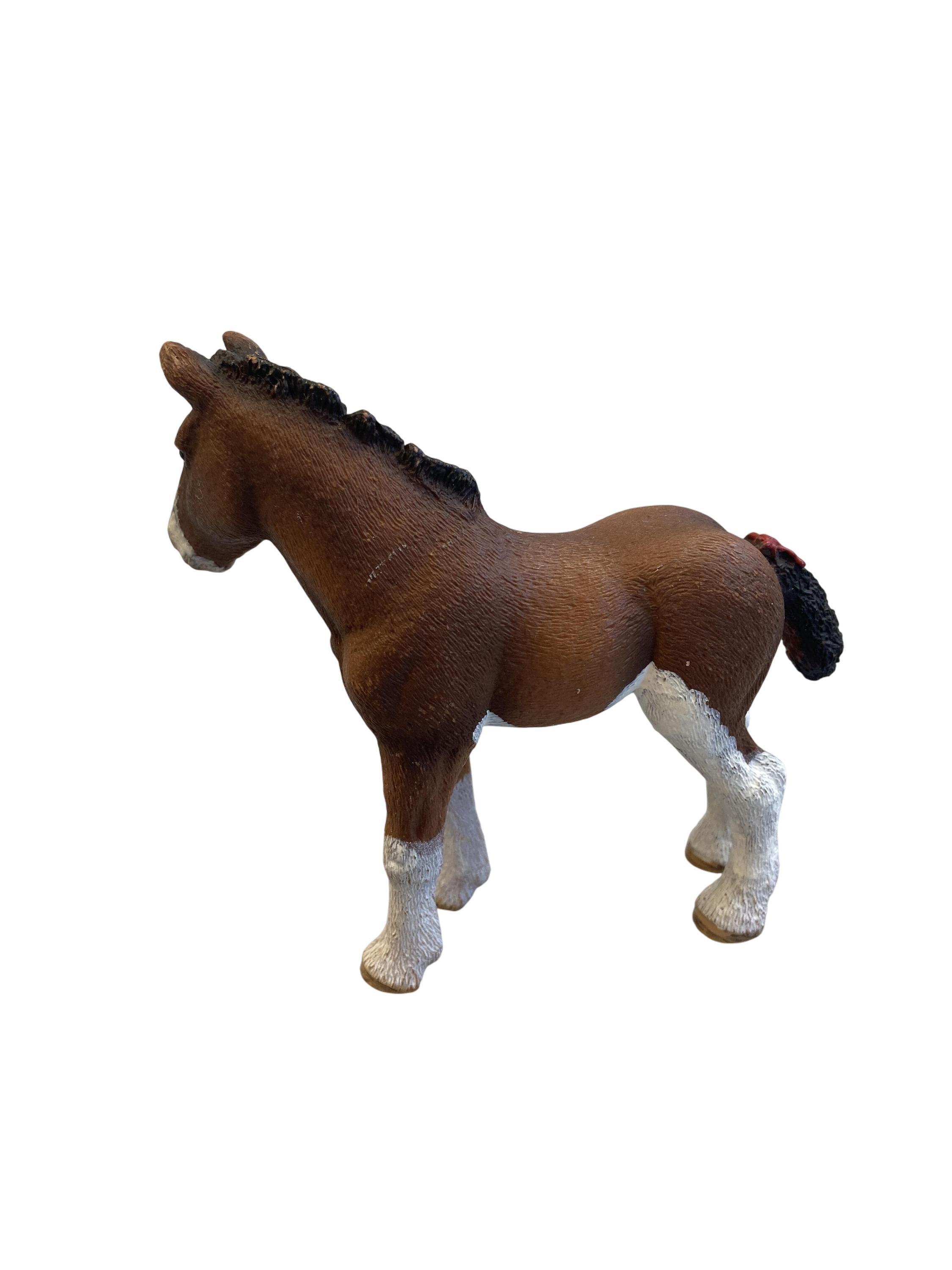 Schleich Figuren Figuren & Sammeln Spielen & Lernen Fohlen Clydesdale 13810 Schleich Rear Image Second Hand