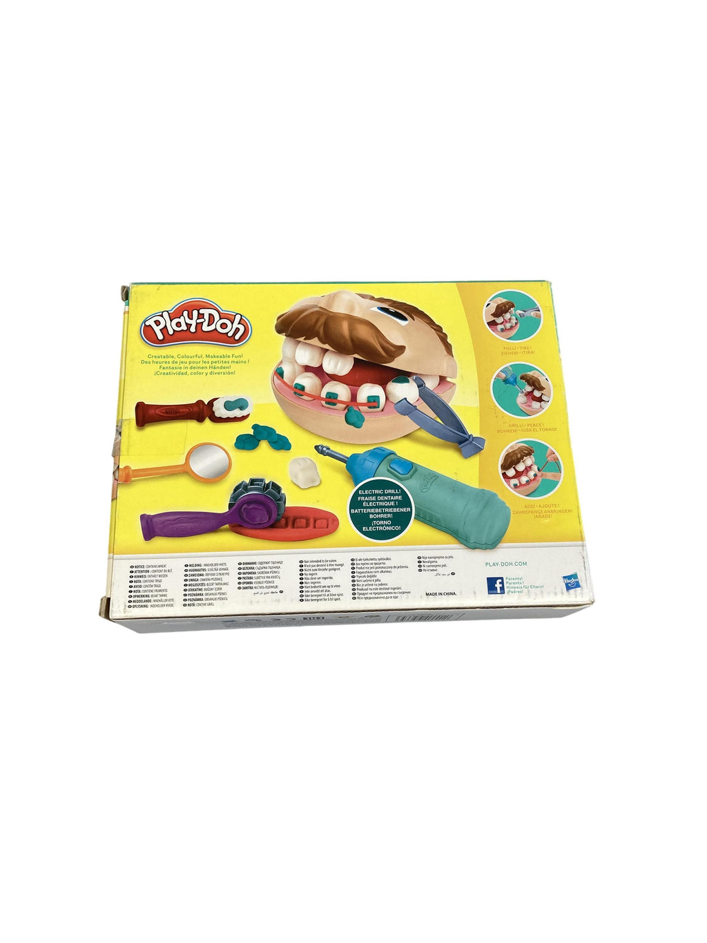 Knete Fädeln, Sortieren & Kneten Spielen & Lernen Play-Doh Dr.Wackelzahn Hasbro Label Image Second Hand