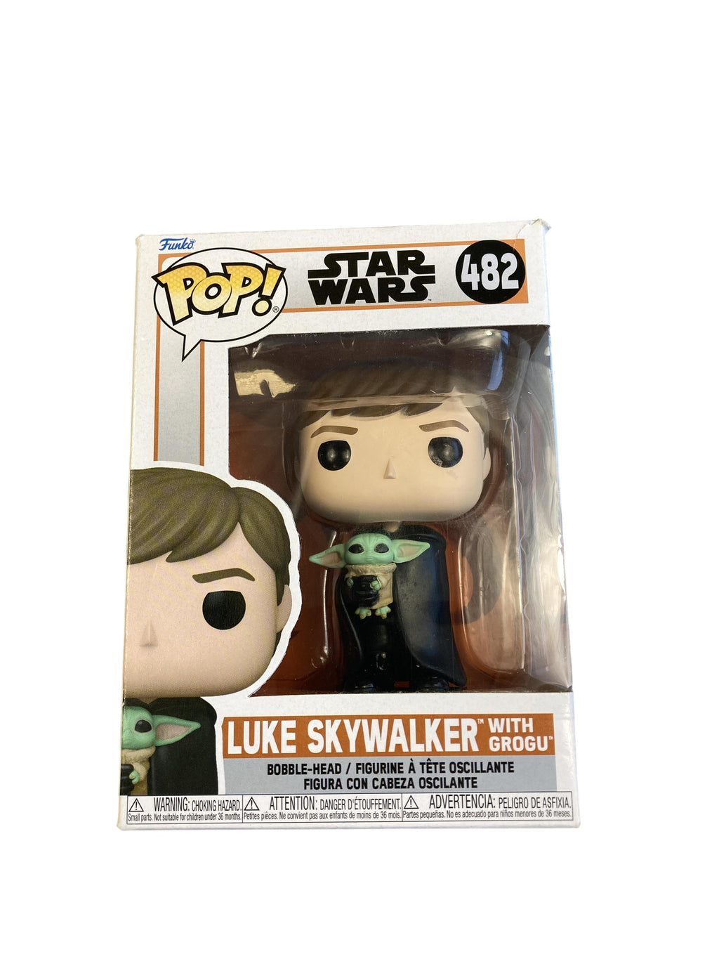 Spielfiguren Figuren & Sammeln Spielen & Lernen Pop Luke Skywalker with Grogu 482 Funko  Front Image Second Hand