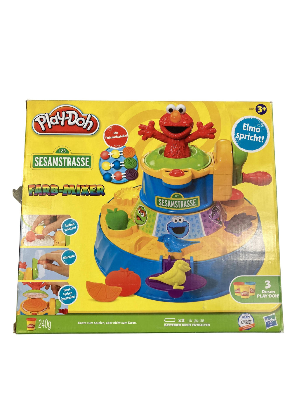Fädeln, Sortieren & Kneten Spielen & Lernen Play-Doh Sesamstrasse Farb Mixer Hasbro Front Image Second Hand
