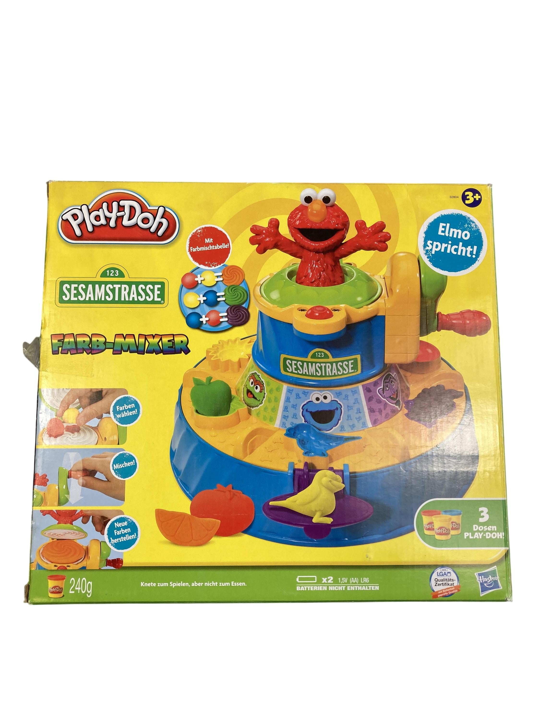 Fädeln, Sortieren & Kneten Spielen & Lernen Play-Doh Sesamstrasse Farb Mixer Hasbro Front Image Second Hand