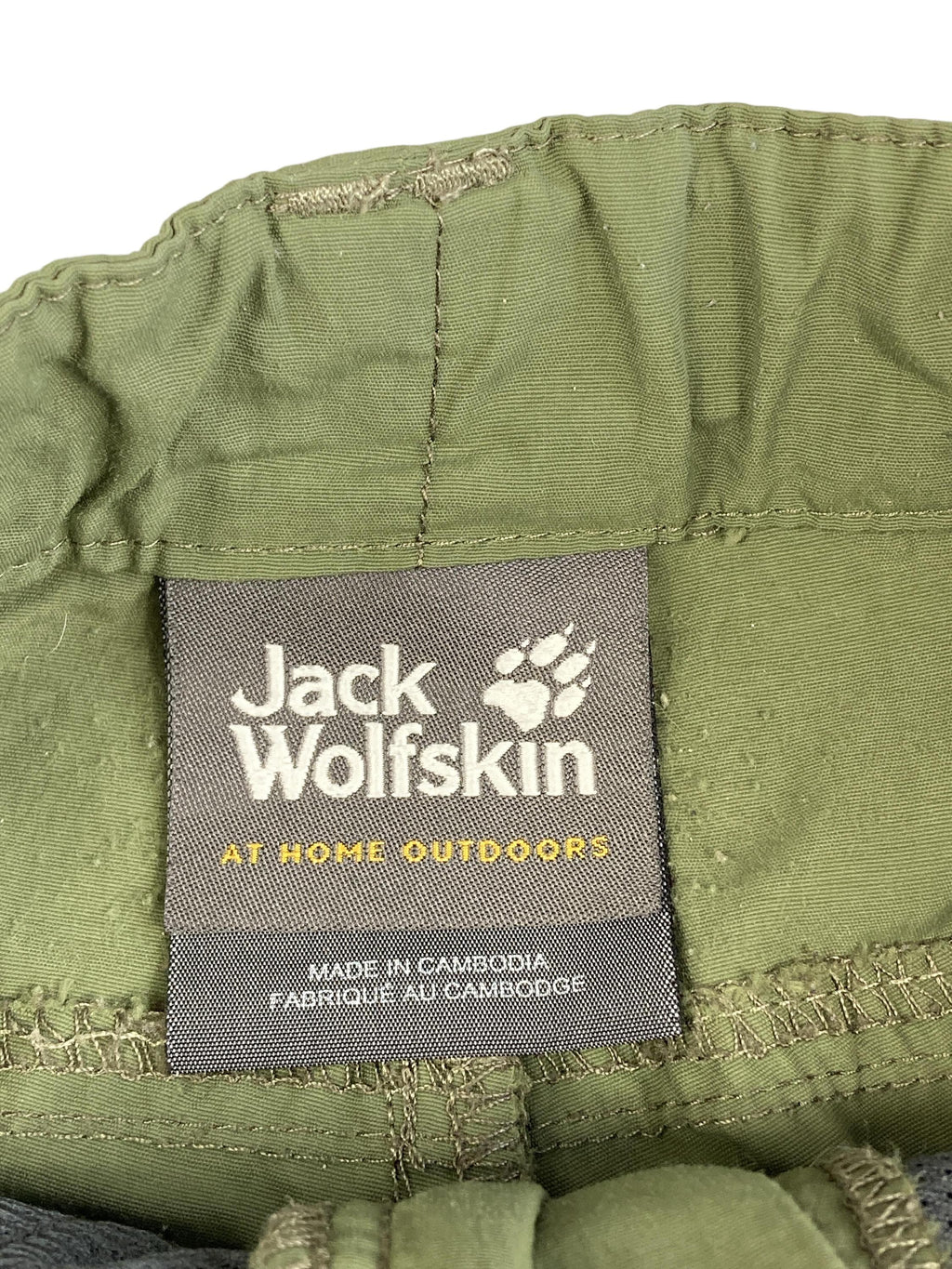 Outdoorhosen Outdoorhosen Kleidung Zip-off Wanderhose UV Shield Jack Wolfskin Label Image Second Hand