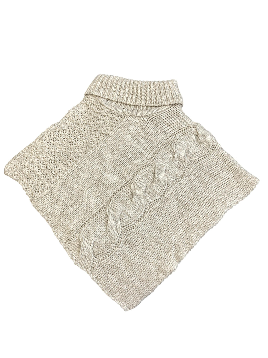 Ponchos Jacken & Westen Kleidung Poncho Lemon Beret Rear Image Second Hand