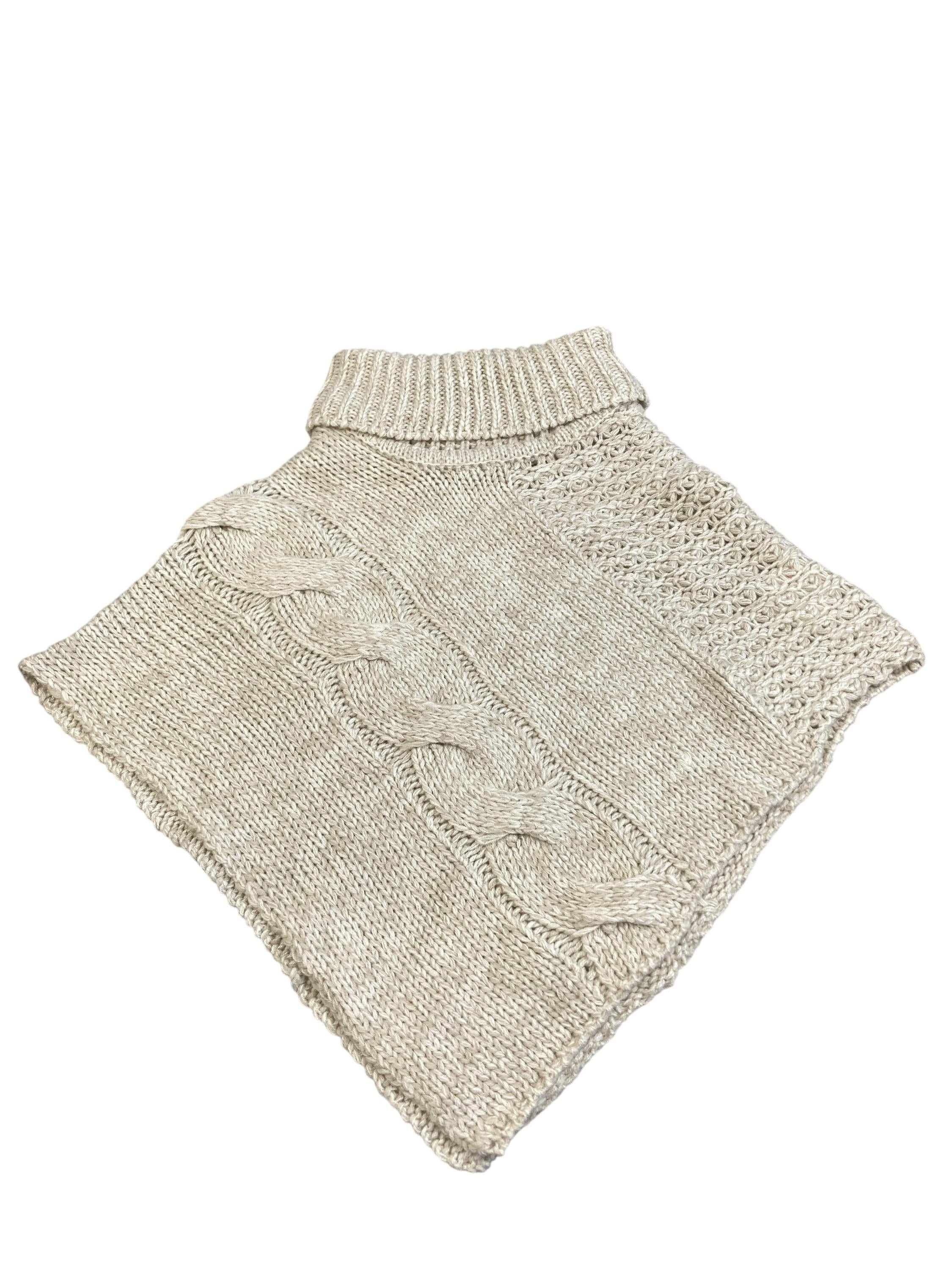 Ponchos Jacken & Westen Kleidung Poncho Lemon Beret Front Image Second Hand