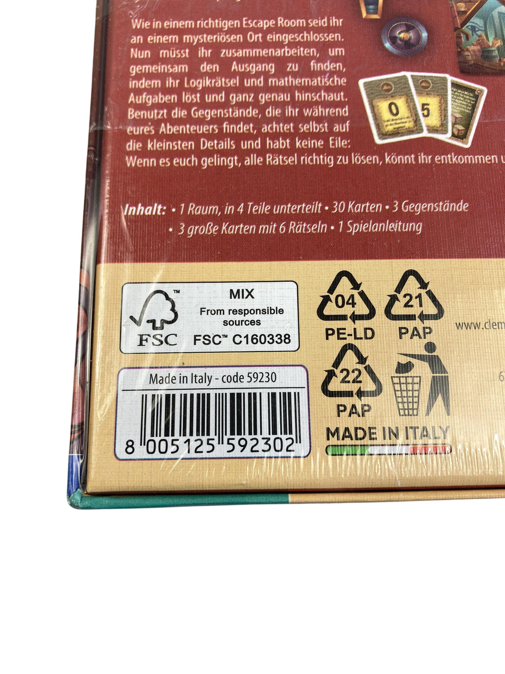 Brett- / Gesellschaftsspiele Spielen & Lernen Esacpe Game - Die Pyramide des Pharao Clementoni Label Image Second Hand