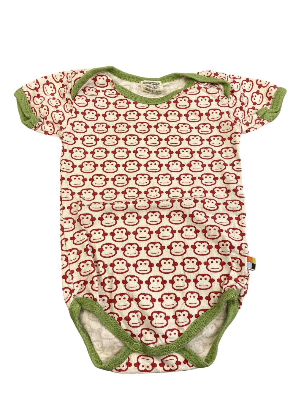 Kurzarm Body Unterwäsche & Bodies Kleidung Kurzarmbody Loud + Proud Front Image Second Hand