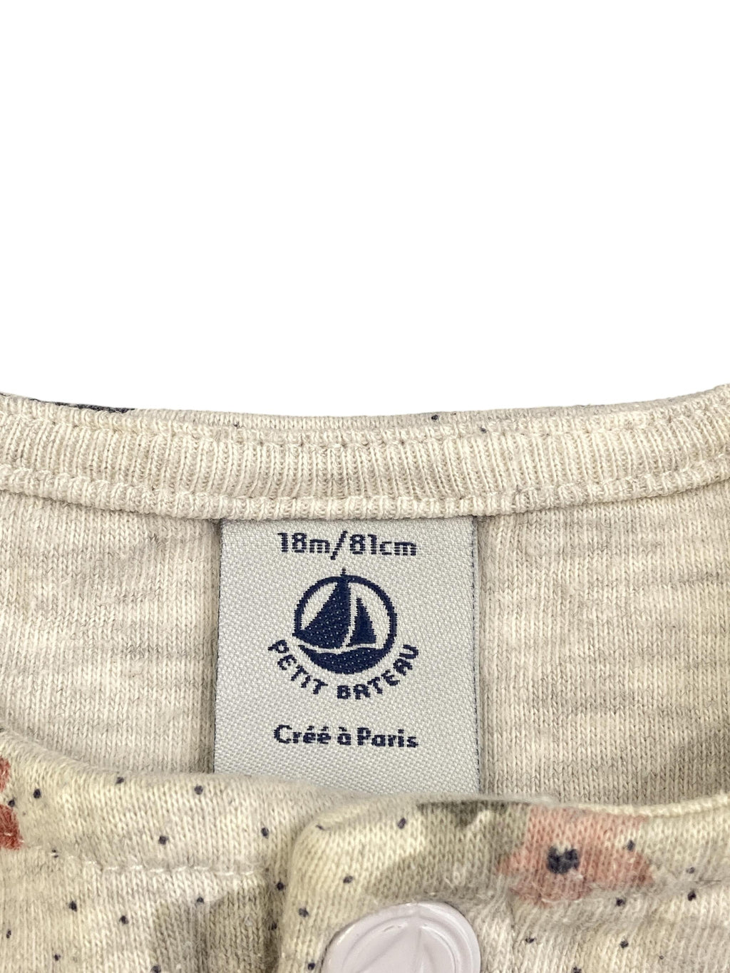 Strickjacken Strickpullover & Strickjacken Kleidung Strickjacke Blumen Petit Bateau Label Image Second Hand