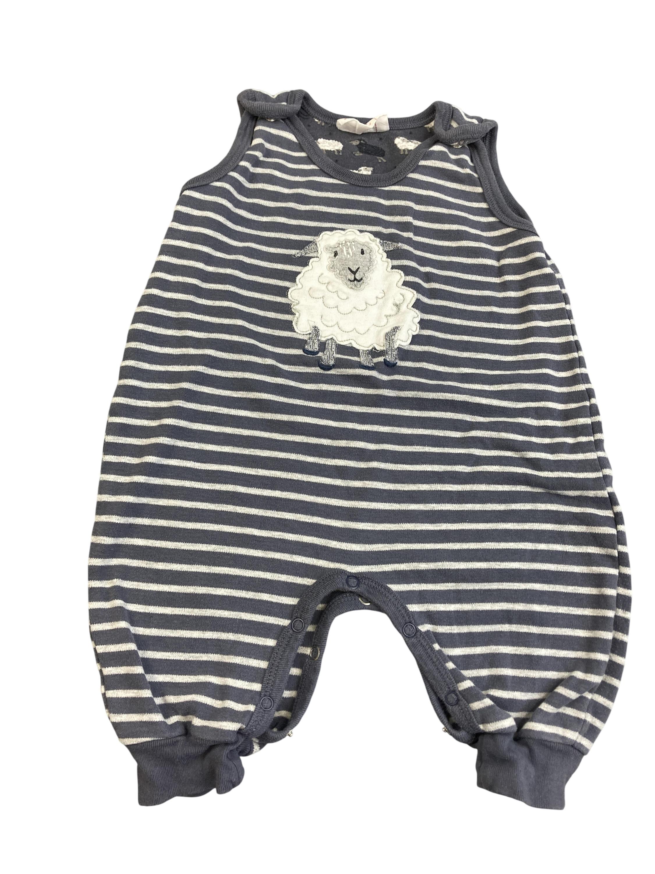 Strampler Strampler Kleidung Strampler Schaf People Wear Organic Front Image Second Hand