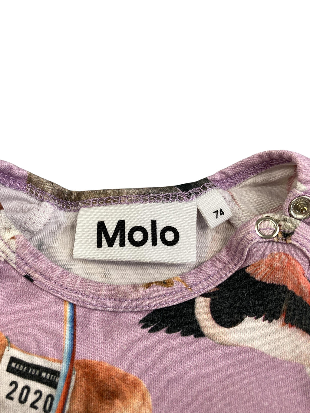 langarm Body Unterwäsche & Bodies Kleidung Langarmbody Tiere Molo Label Image Second Hand