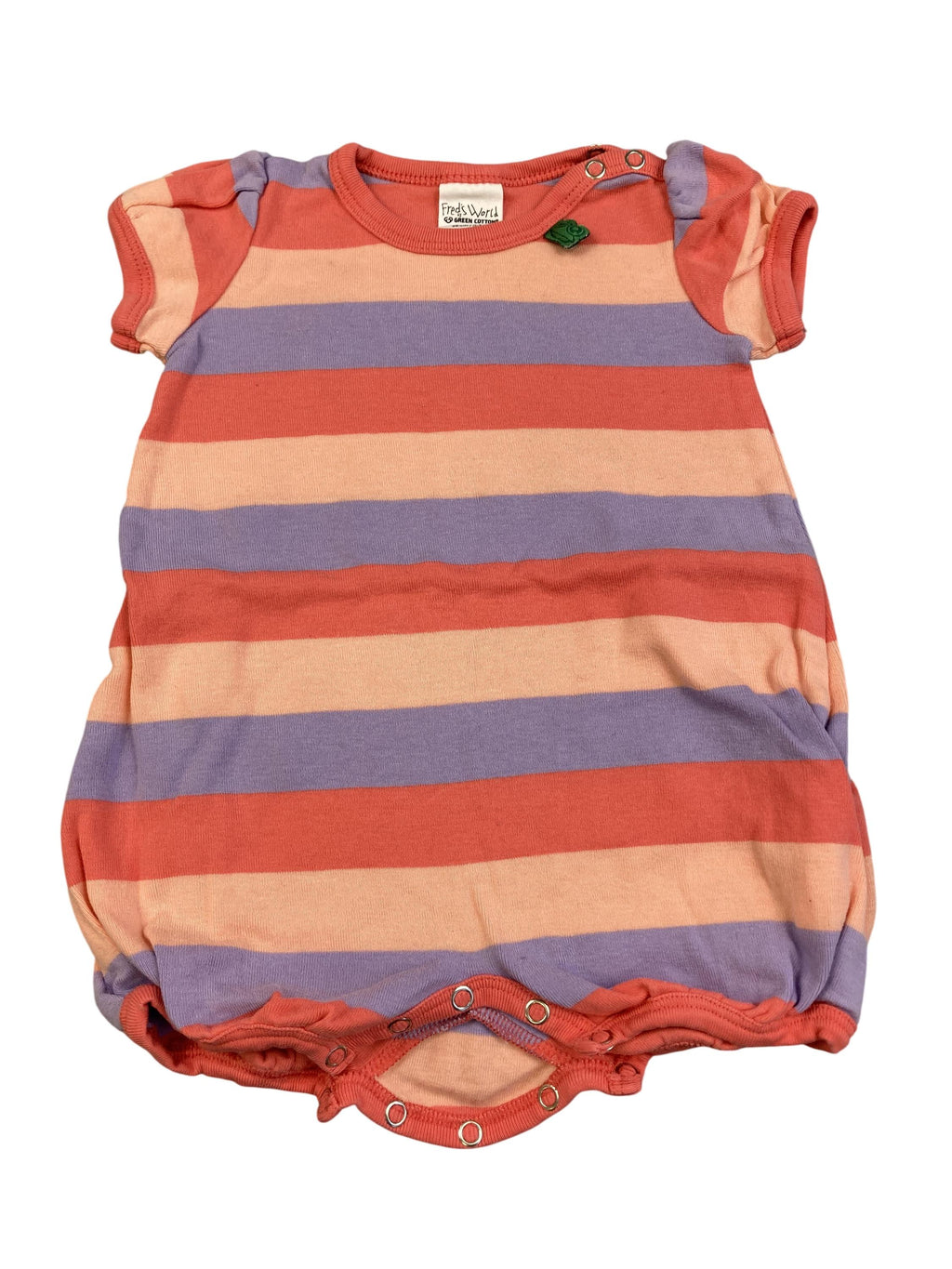 Strampler Strampler Kleidung Kurzarmstrampler Freds World by Green Cotton Front Image Second Hand
