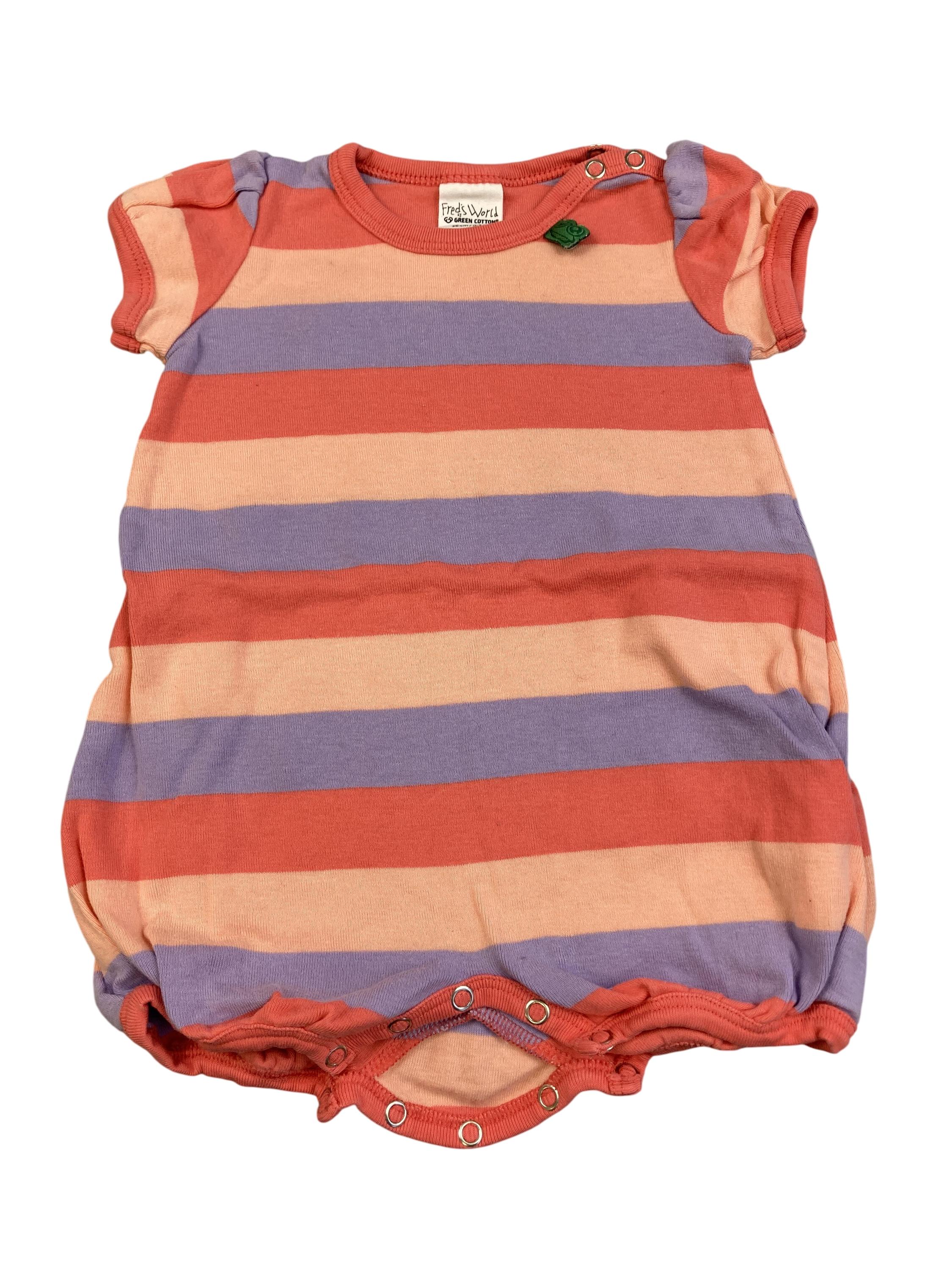 Strampler Strampler Kleidung Kurzarmstrampler Freds World by Green Cotton Front Image Second Hand