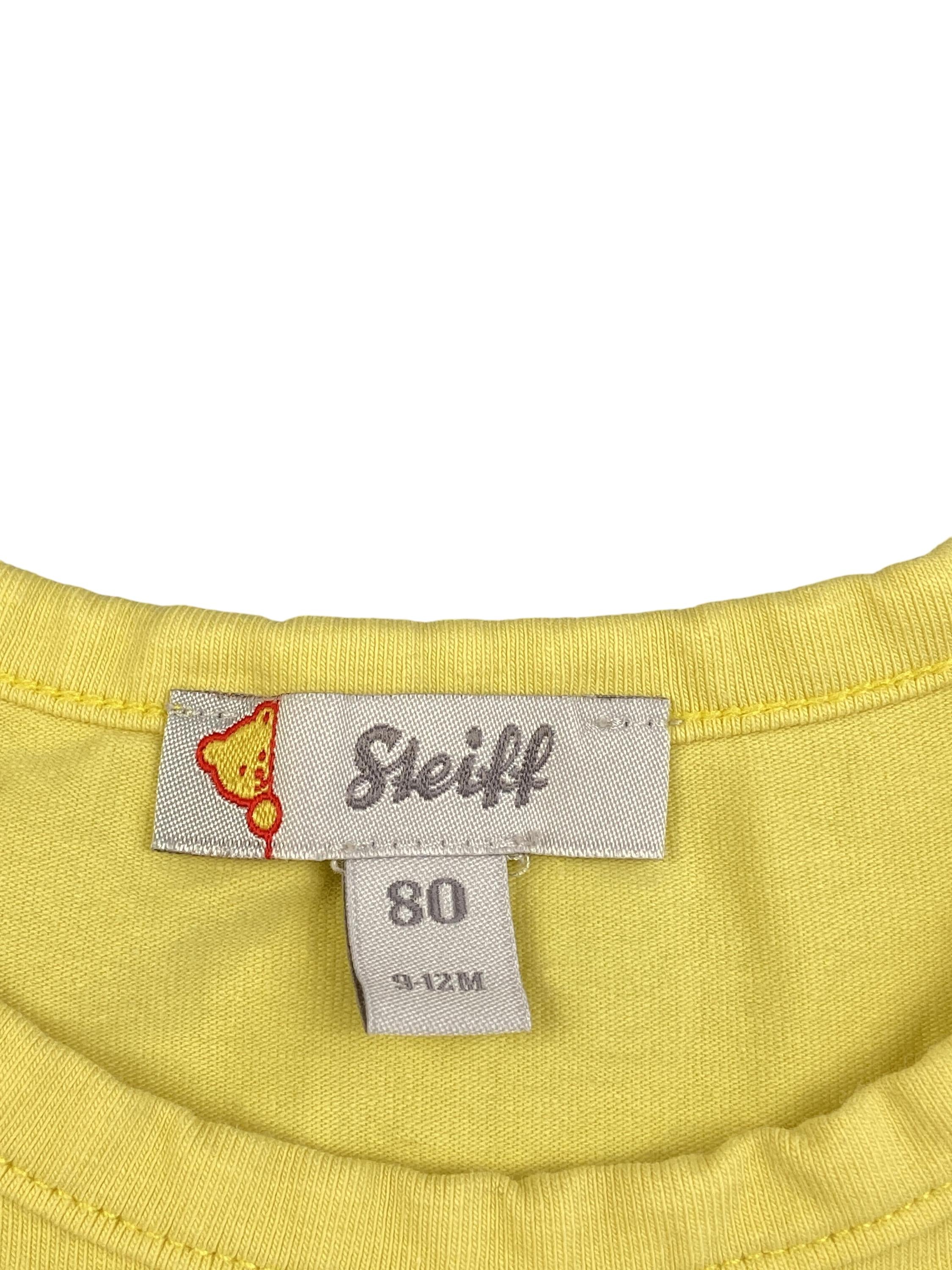 T-Shirts T-Shirts & Tops Kleidung T-Shirt Steiff Label Image Second Hand