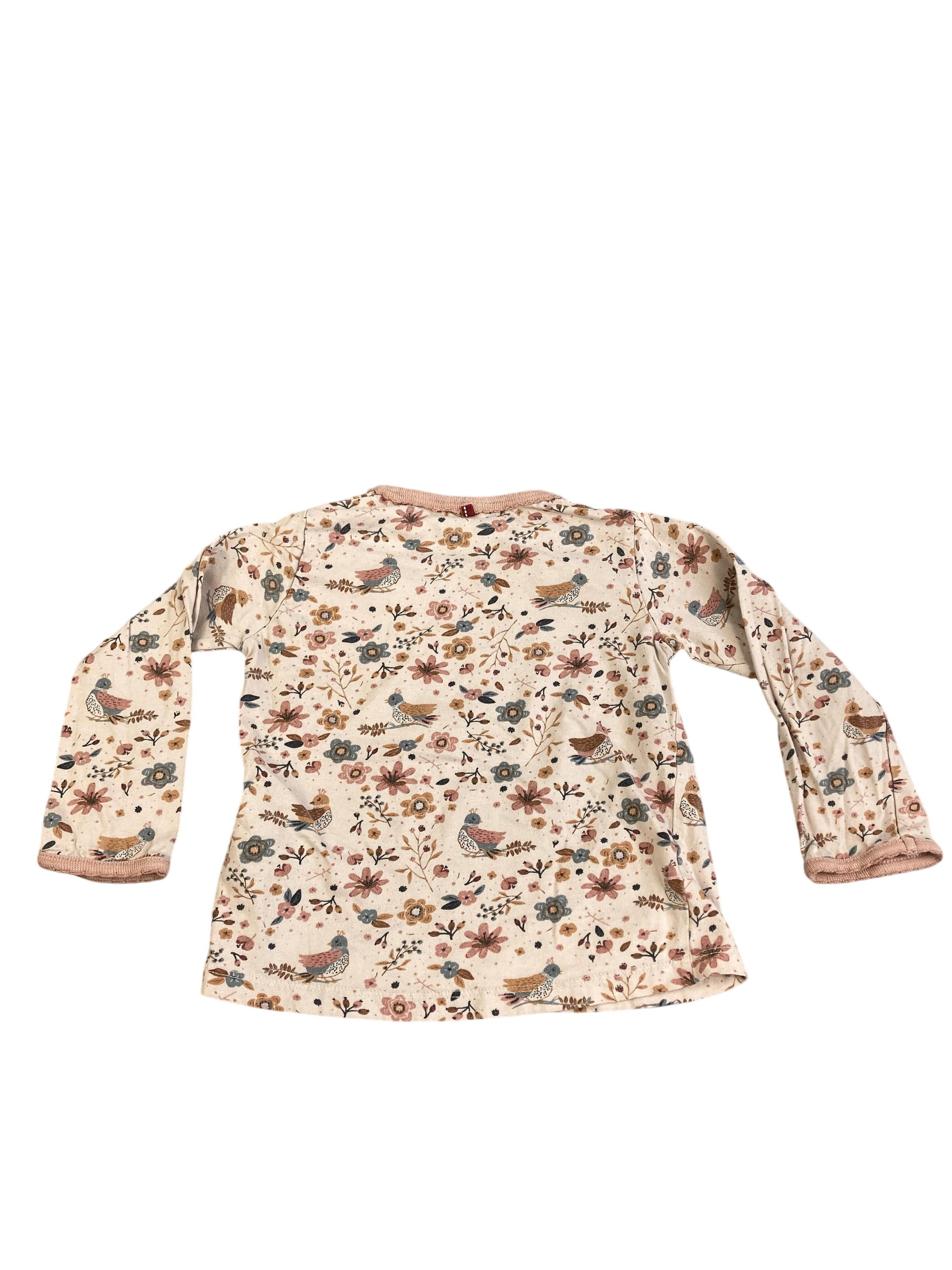 Sweatshirts Sweatshirts & Hoodies Kleidung Langarmshirt Blumen Vögel People Wear Organic Rear Image Second Hand