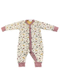 Schlafanzüge einteilig Schlafanzüge Kleidung Langarmschlafanzug Blumen Tiger People Wear Organic Front Image Second Hand