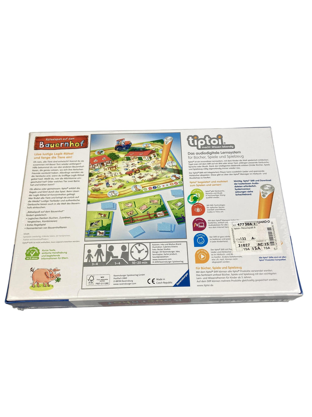 TipToi Spiele TipToi Spielen & Lernen TipToi: Rätselspaß auf dem Bauernhof Ravensburger  Rear Image Second Hand