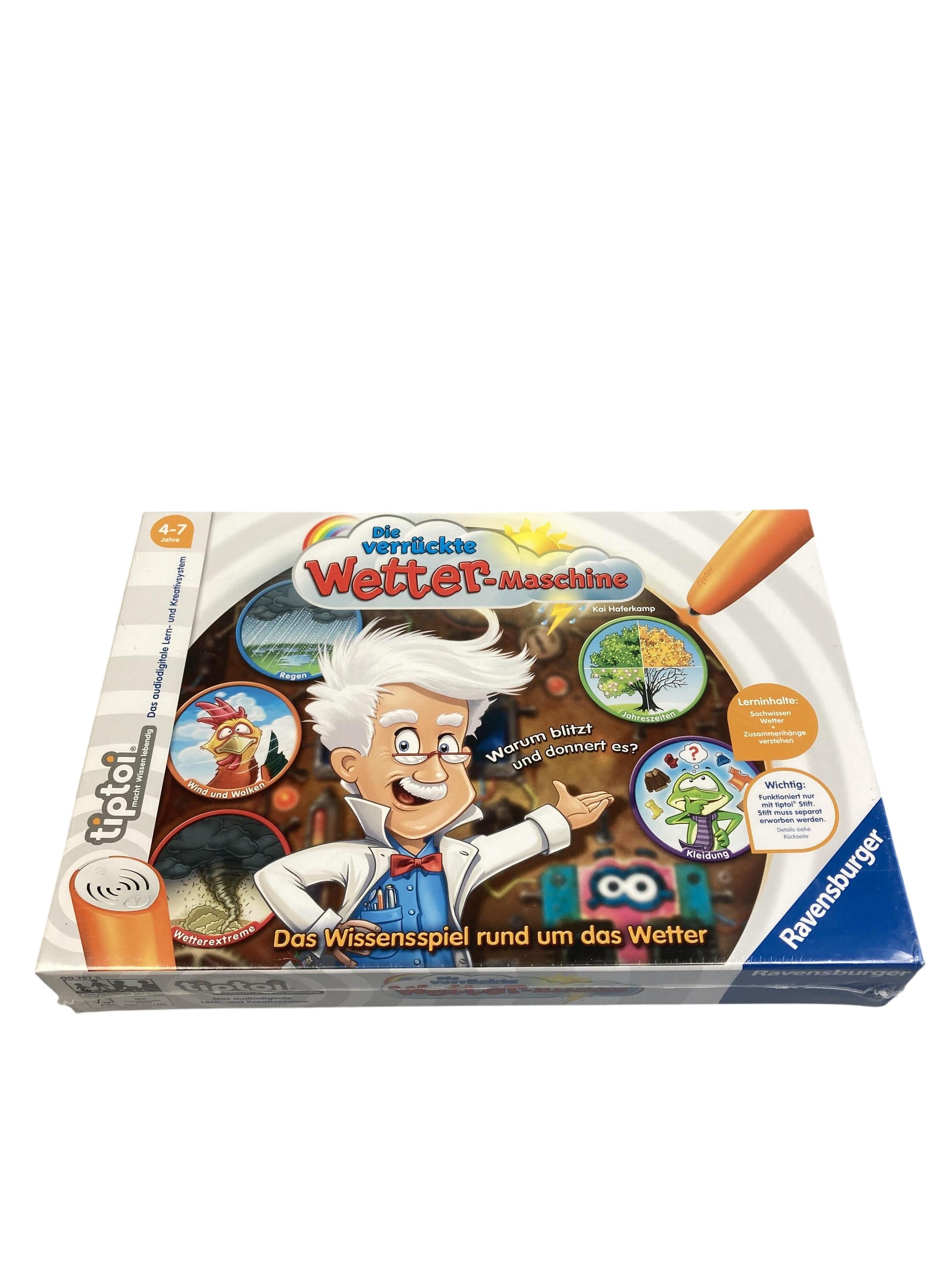 TipToi Spiele TipToi Spielen & Lernen TipToi: Die verrückte Wettermaschine Ravensburger  Front Image Second Hand