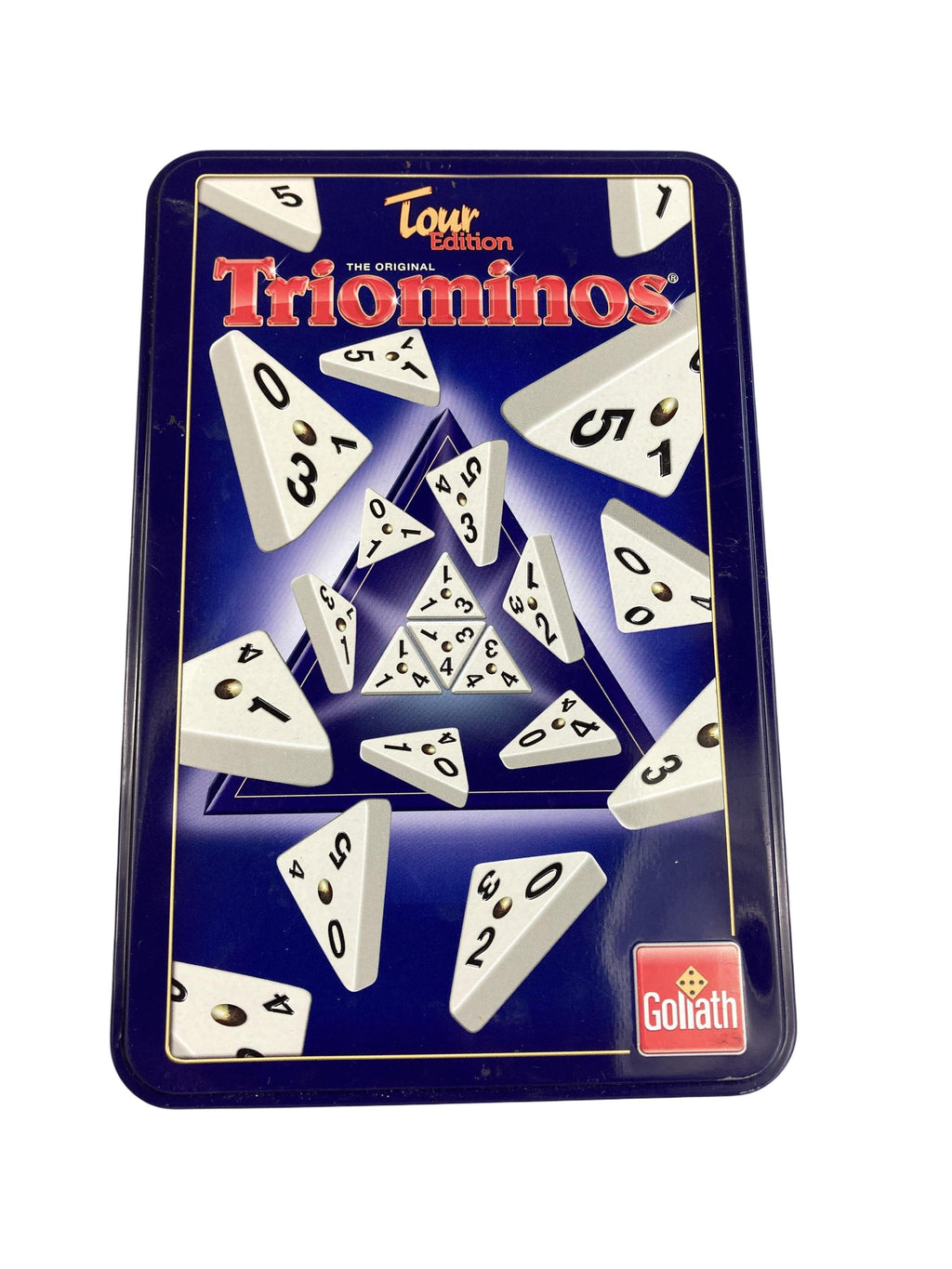 Brett- / Gesellschaftsspiele Spielen & Lernen Triominos Tour Edition Goliath Front Image Second Hand
