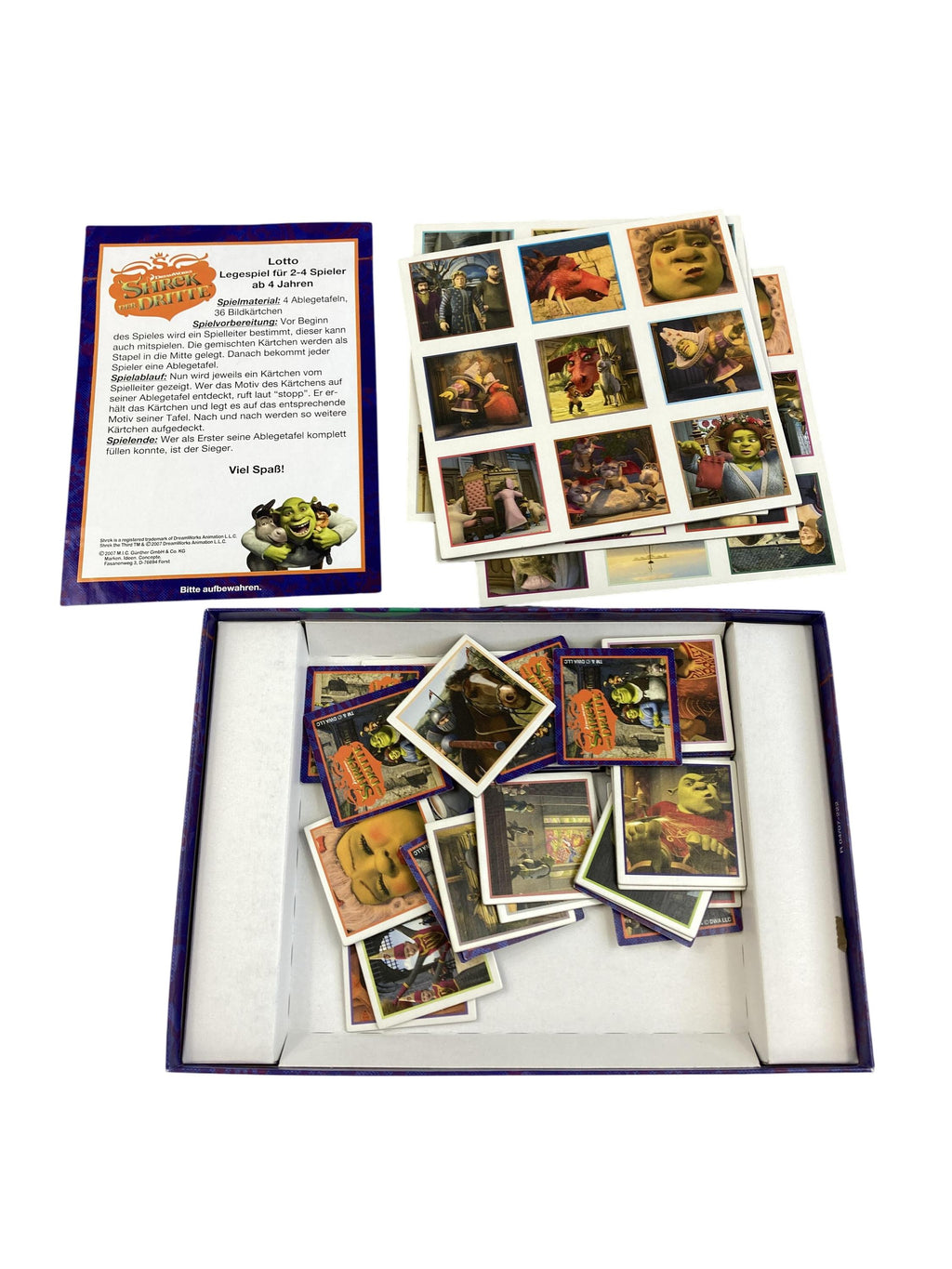 Brett- / Gesellschaftsspiele Spielen & Lernen Lotto Shreck der dritte Dreamworks New Misc Image 1 Second Hand
