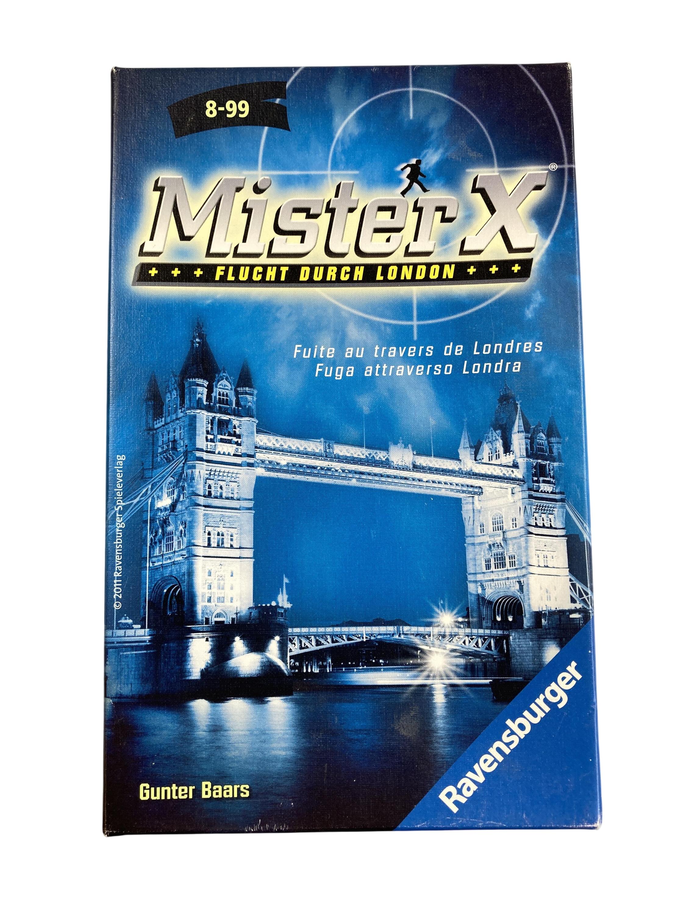 Brettspiele Brett- / Gesellschaftsspiele Spielen & Lernen Mister X Flucht durch London Ravensburger  Front Image Second Hand