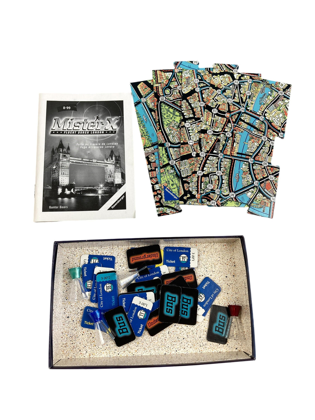 Brettspiele Brett- / Gesellschaftsspiele Spielen & Lernen Mister X Flucht durch London Ravensburger  New Misc Image 1 Second Hand