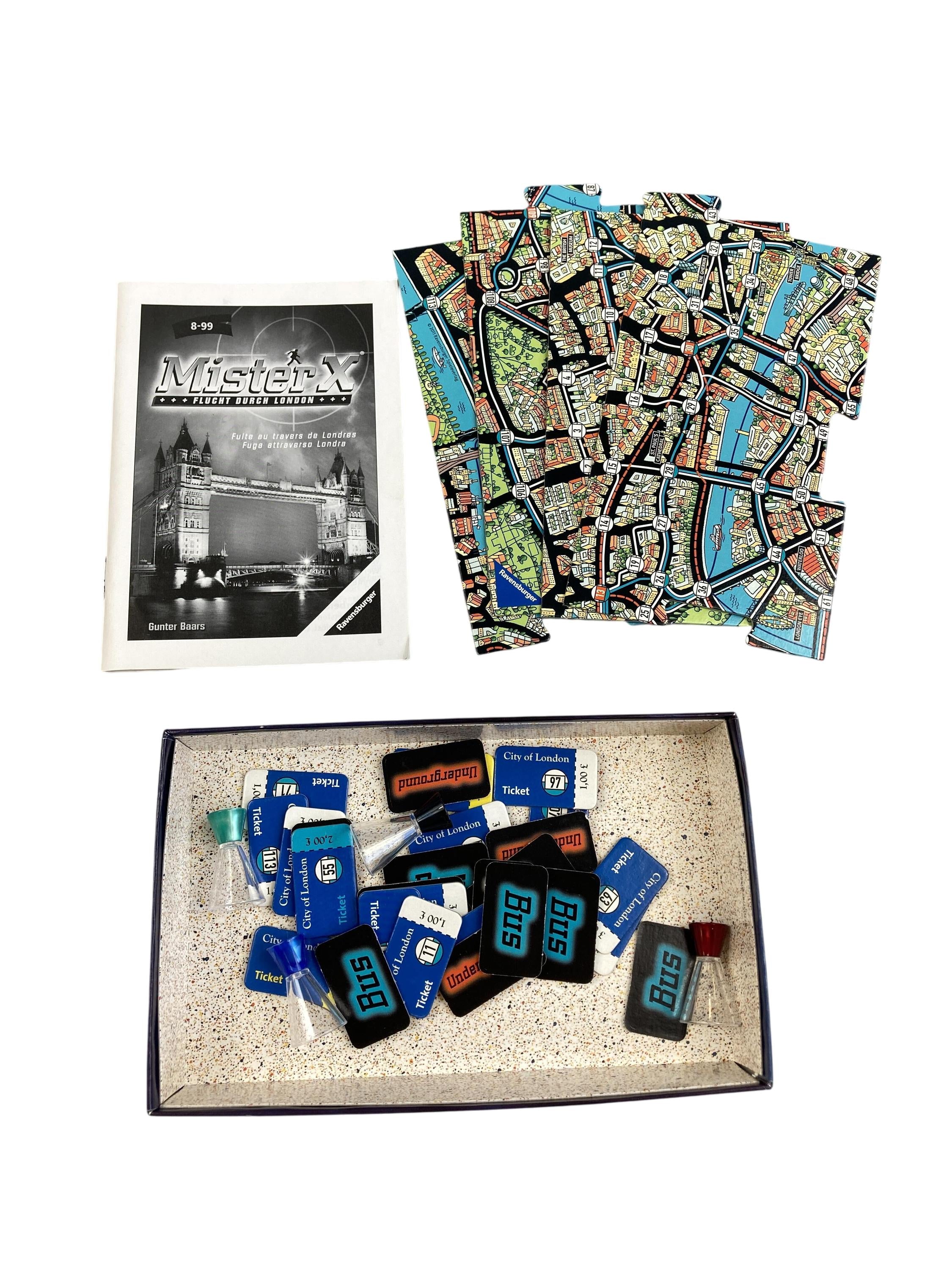 Brettspiele Brett- / Gesellschaftsspiele Spielen & Lernen Mister X Flucht durch London Ravensburger  New Misc Image 1 Second Hand