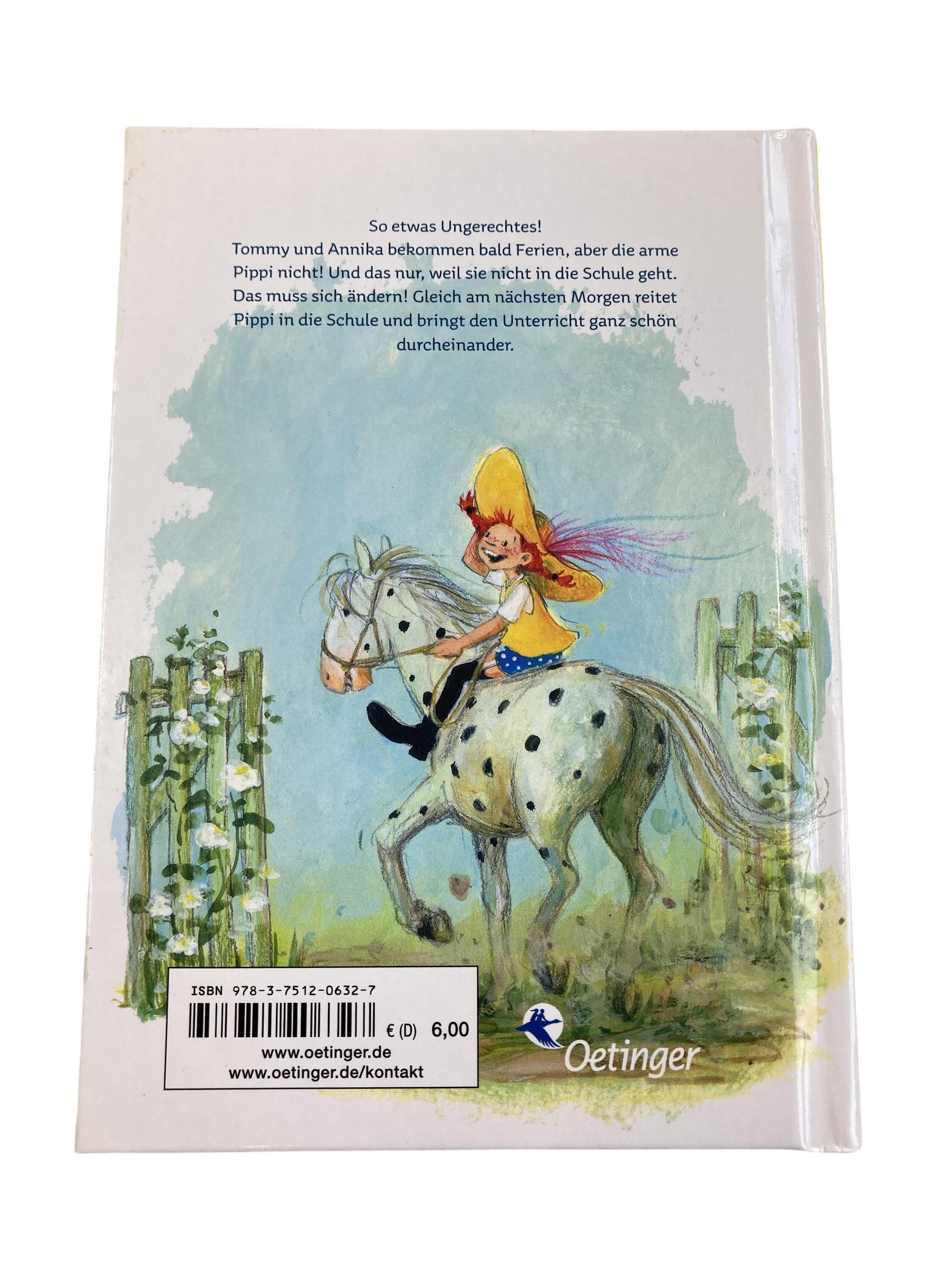 Kinderbücher Bücher Spielen & Lernen Pippi geht in die Schule Oetinger Rear Image Second Hand