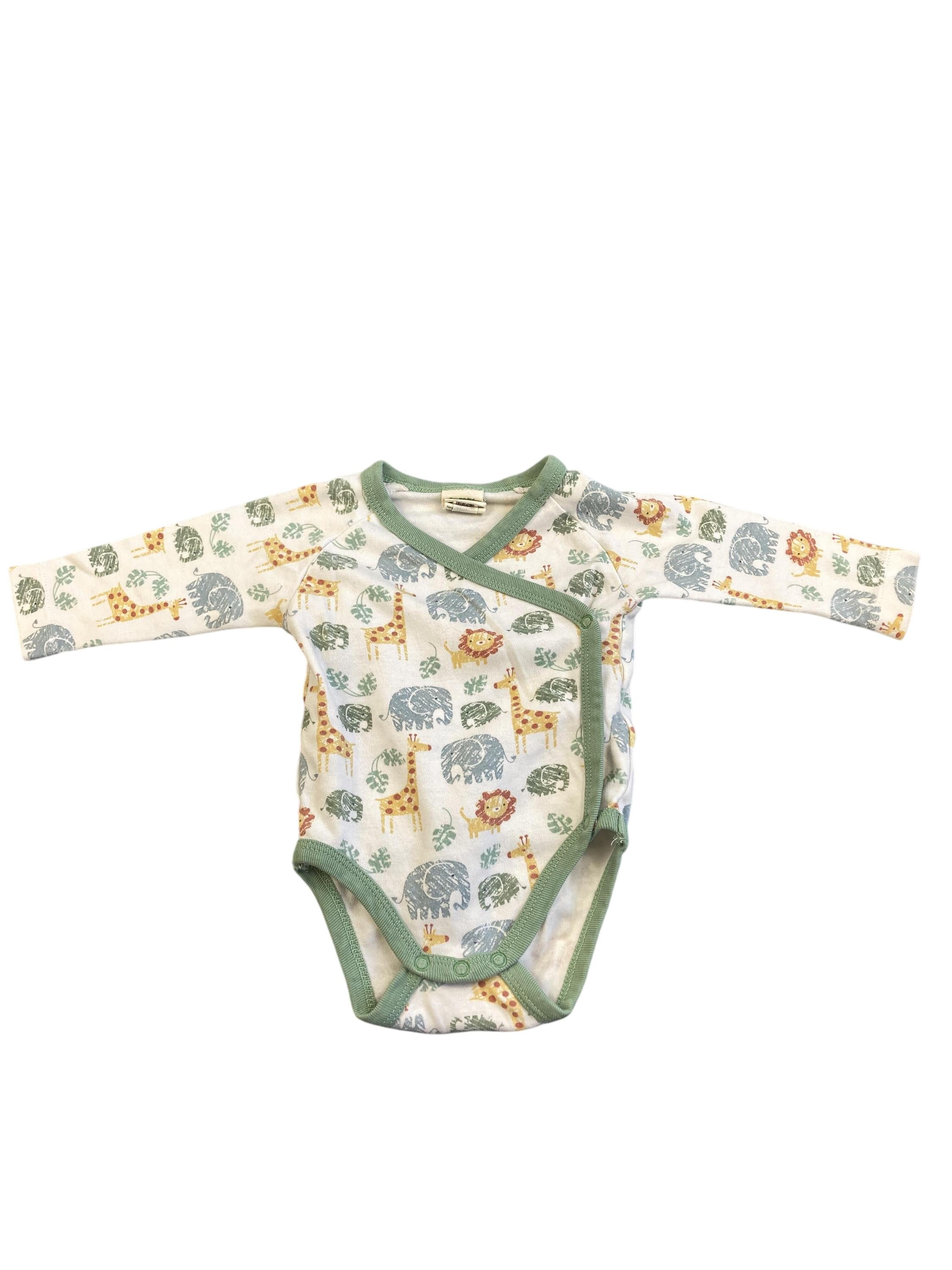 Wickelbodys Unterwäsche & Bodys Kleidung WickelBody Langarm Alana Front Image Second Hand