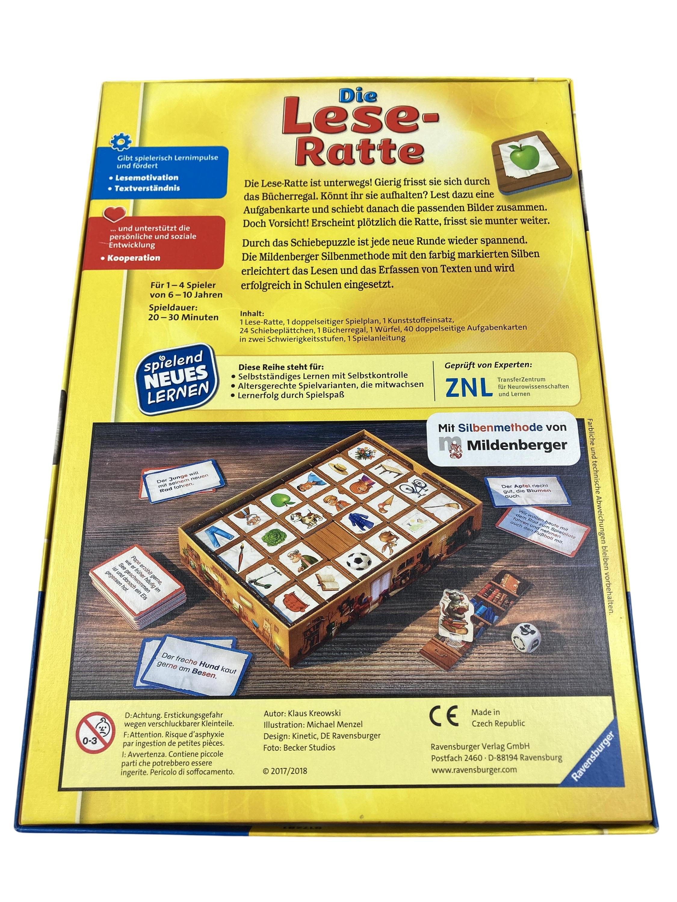 Lernspielzeuge Lernspielzeuge Spielen & Lernen Die Lese Ratte Ravensburger  Rear Image Second Hand