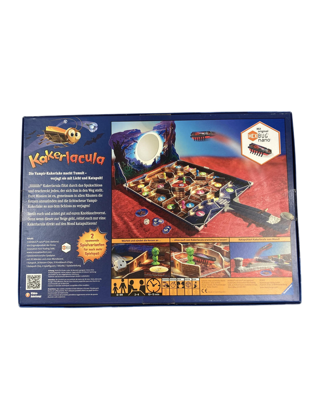 Brett- / Gesellschaftsspiele Spielen & Lernen Kakerlacula Ravensburger  Rear Image Second Hand