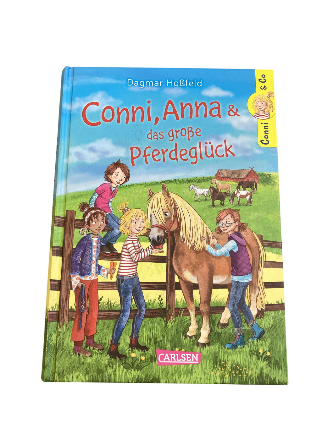 Kinderbücher Bücher Spielen & Lernen Conny, Anna & das große Pferdeglück Carlsen Verlag Front Image Second Hand