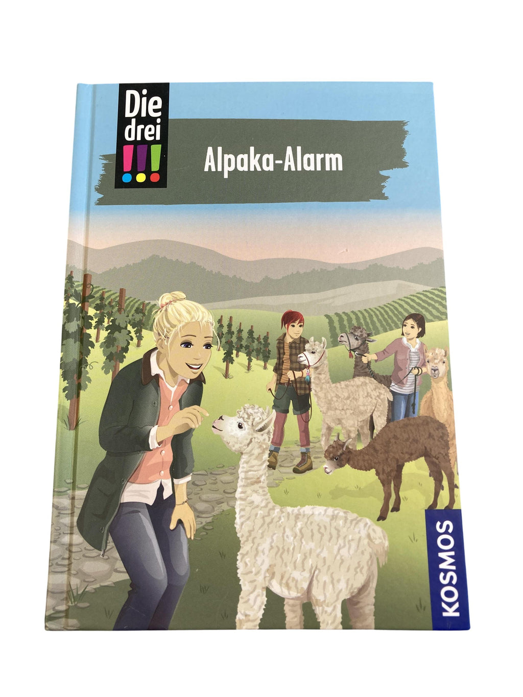 Kinderbücher Bücher Spielen & Lernen Die drei !!! - Alpaka-Alarm KOSMOS Front Image Second Hand