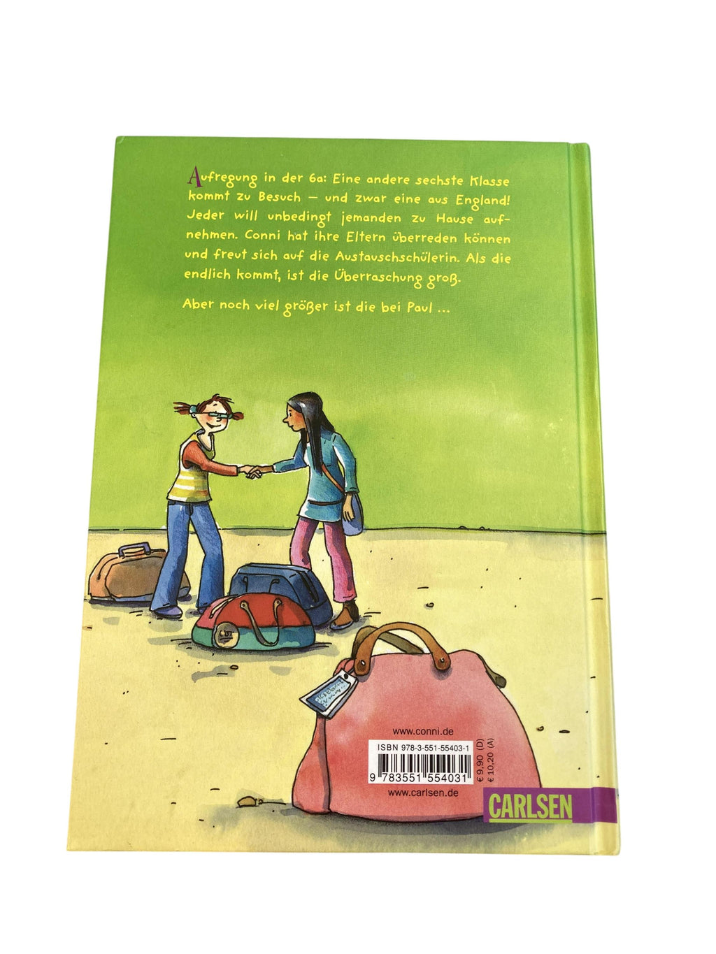 Kinderbücher Bücher Spielen & Lernen Conny und die Austauschschülerin Carlsen Verlag Rear Image Second Hand