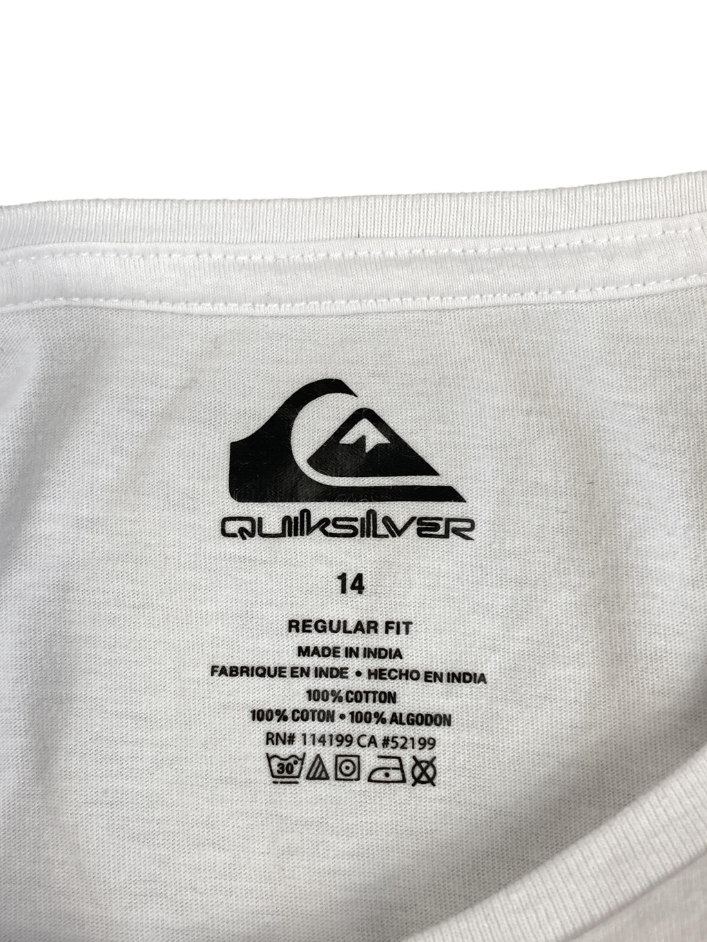 T-Shirts T-Shirts & Tops Kleidung T-Shirt Quicksilver Label Image Second Hand