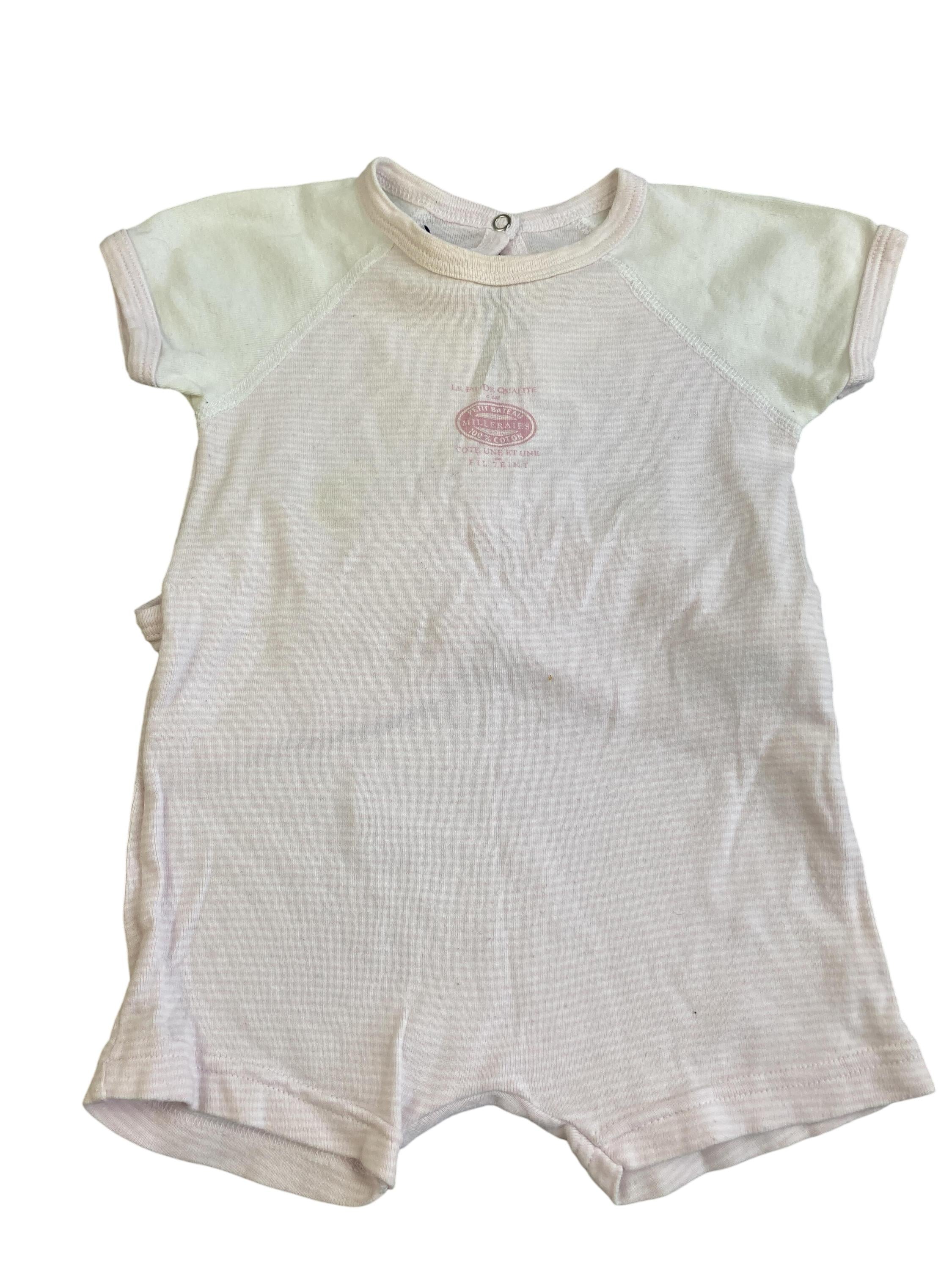 Kurzarm Body Unterwäsche & Bodies Kleidung Body Petit Bateau Front Image Second Hand