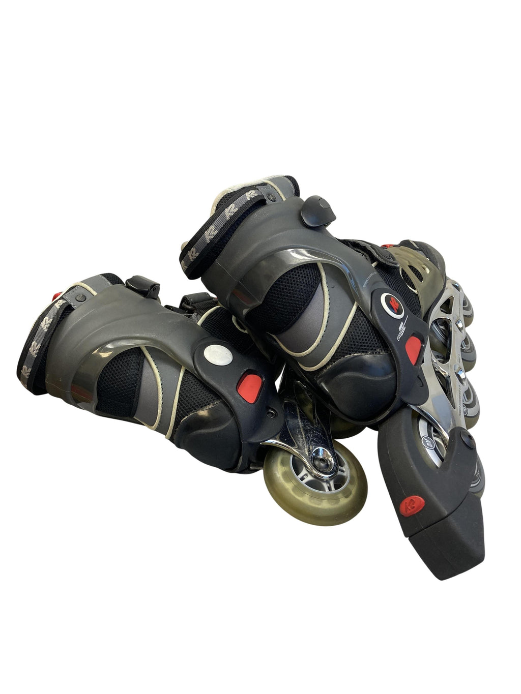 Inlineskating Skating Sportausstattung Inline Skates Fit LogiX 3 Women K2 Rear Image Second Hand