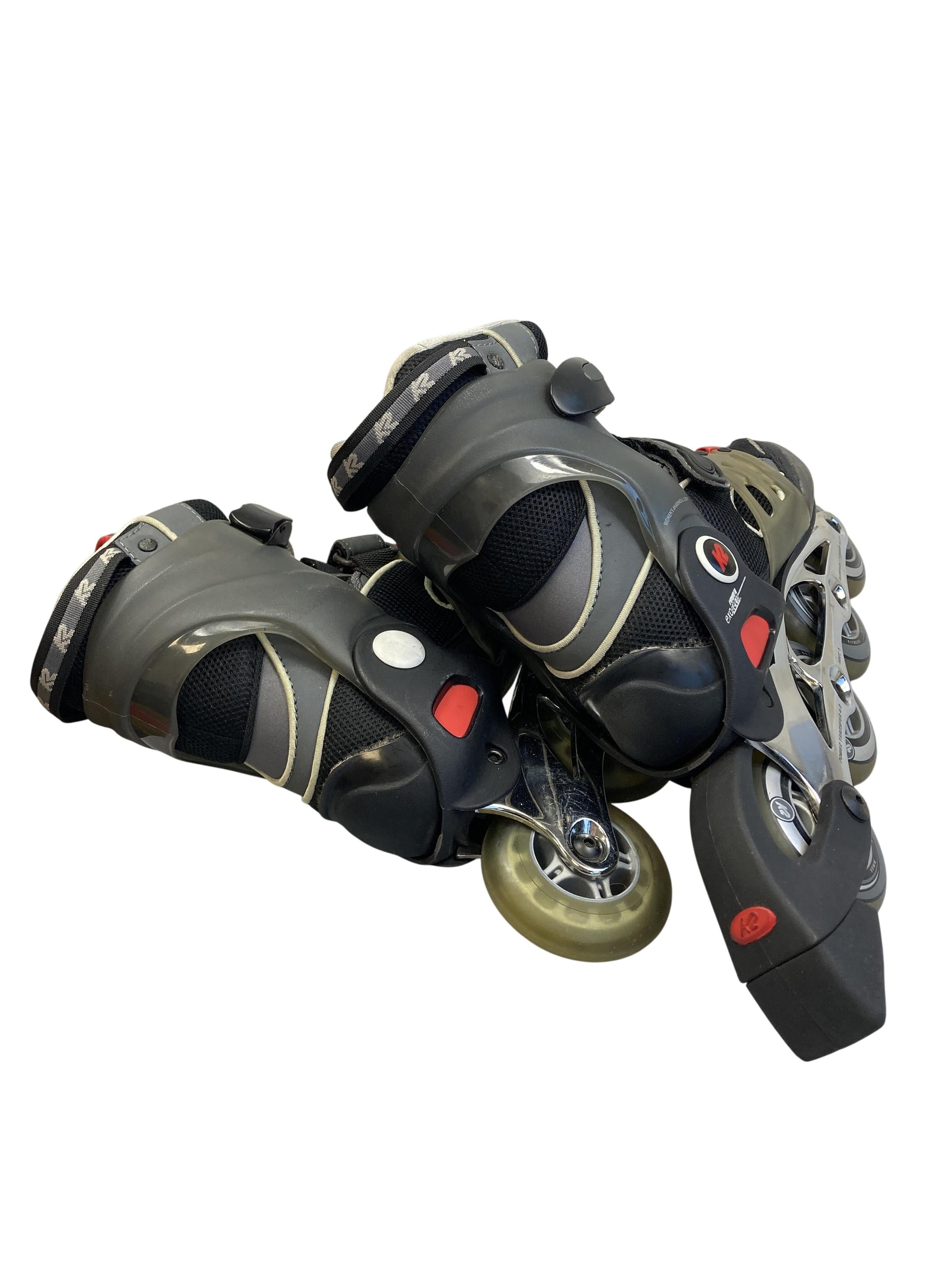 Inlineskating Skating Sportausstattung Inline Skates Fit LogiX 3 Women K2 Rear Image Second Hand