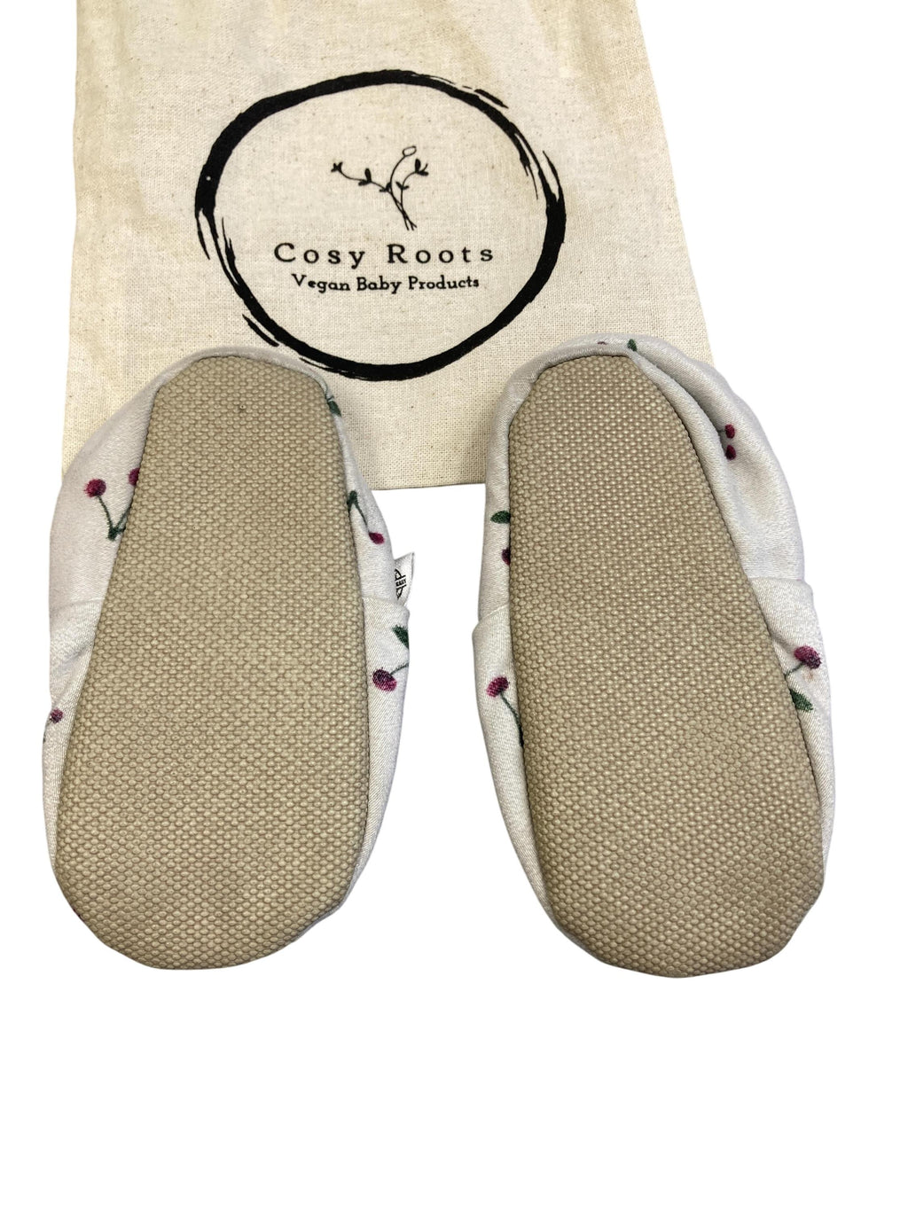 Babyschuhe Schuhe Baby Schuhe Kirschen Cosy Roots Rear Image Second Hand
